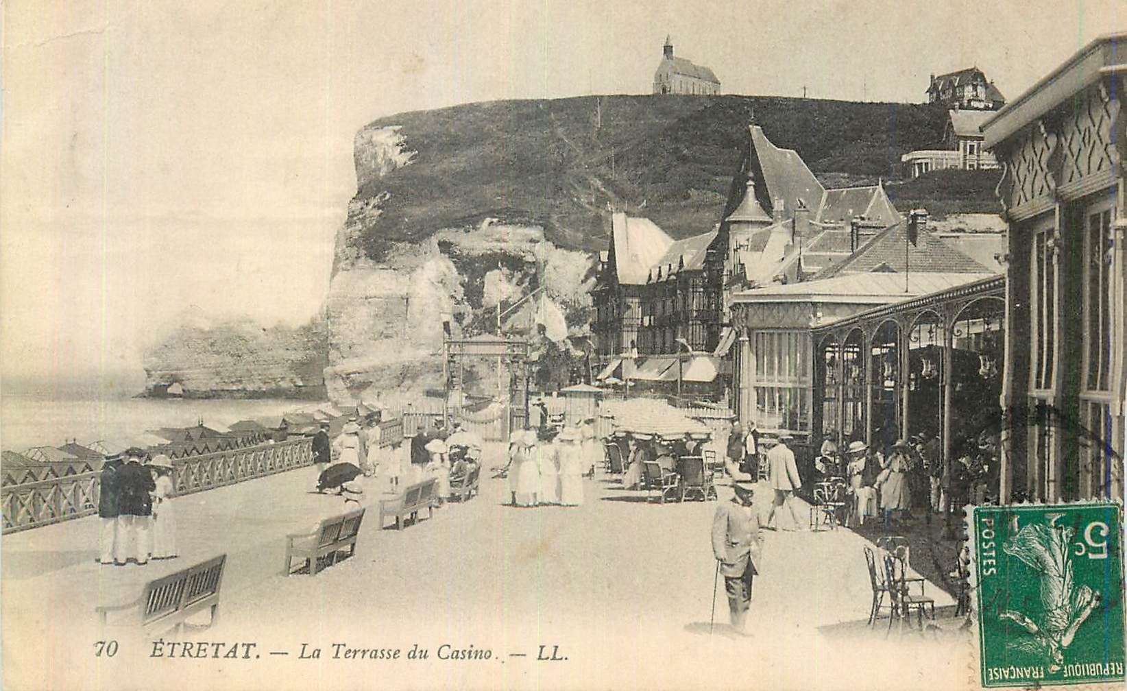 CPA Etretat La Terrasse du Casino