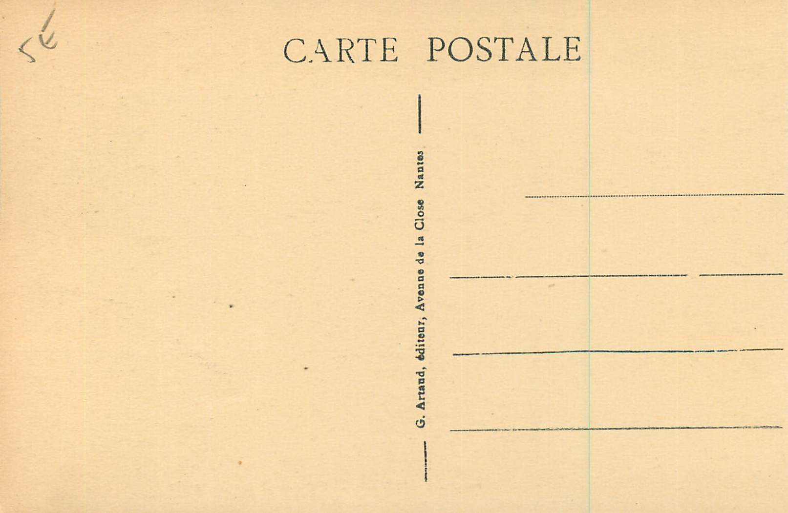 Le Mans - Le Pont en X sur la Sarthe — Rückseite