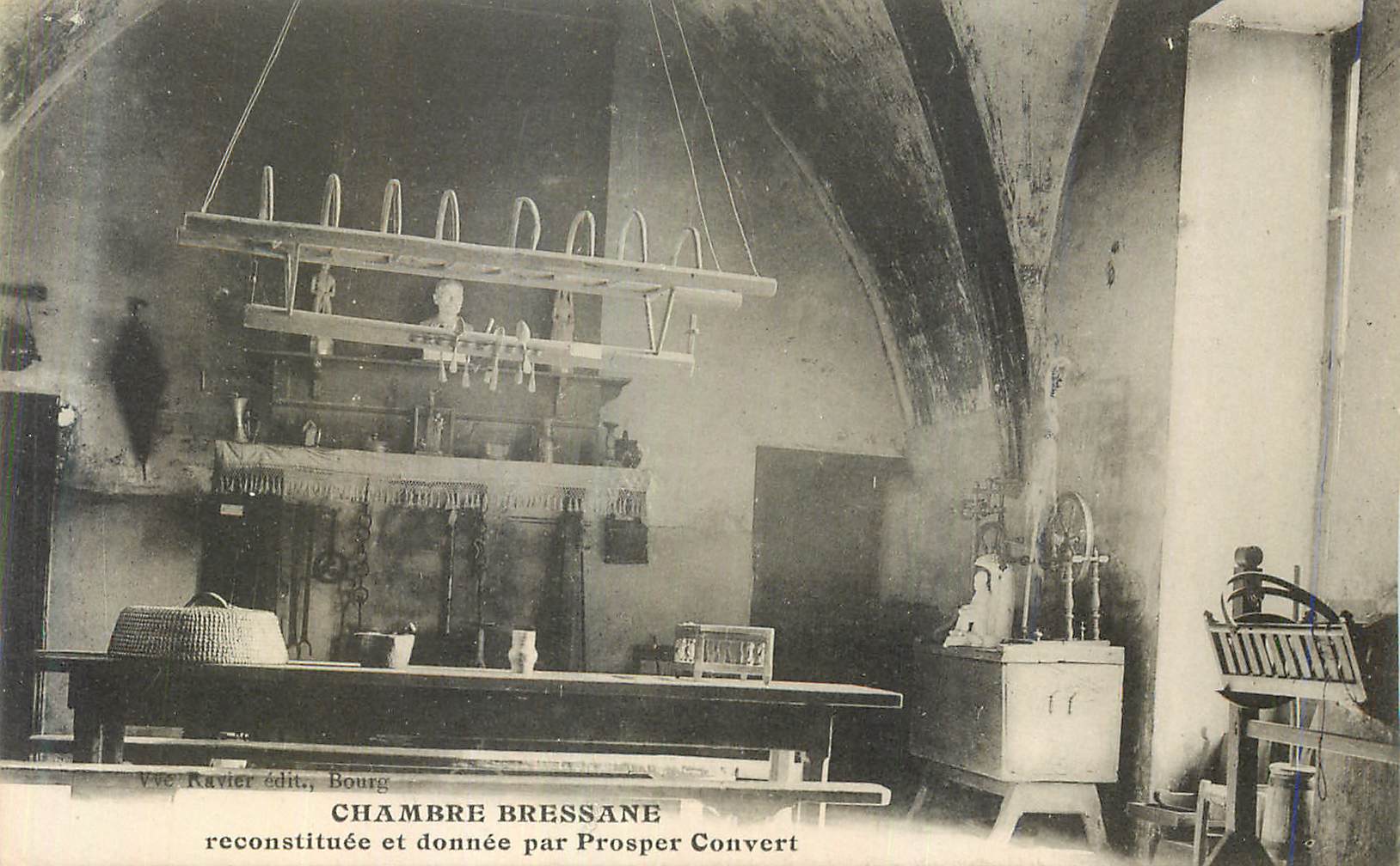 CPA Chambre Bressane Reconstituee et donnee par Prosper Convert