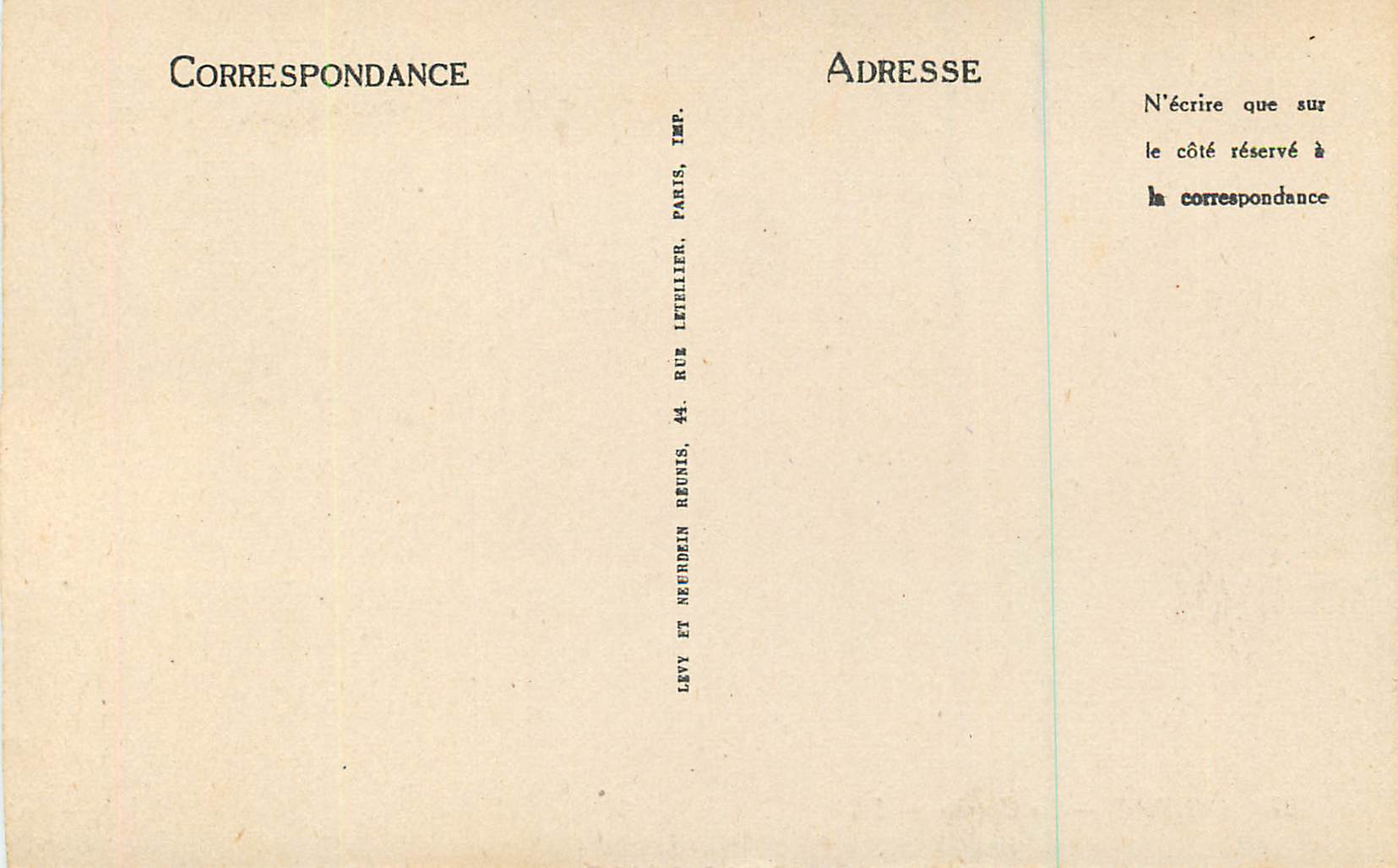 CPA Dieppe Le Casino — Rückseite