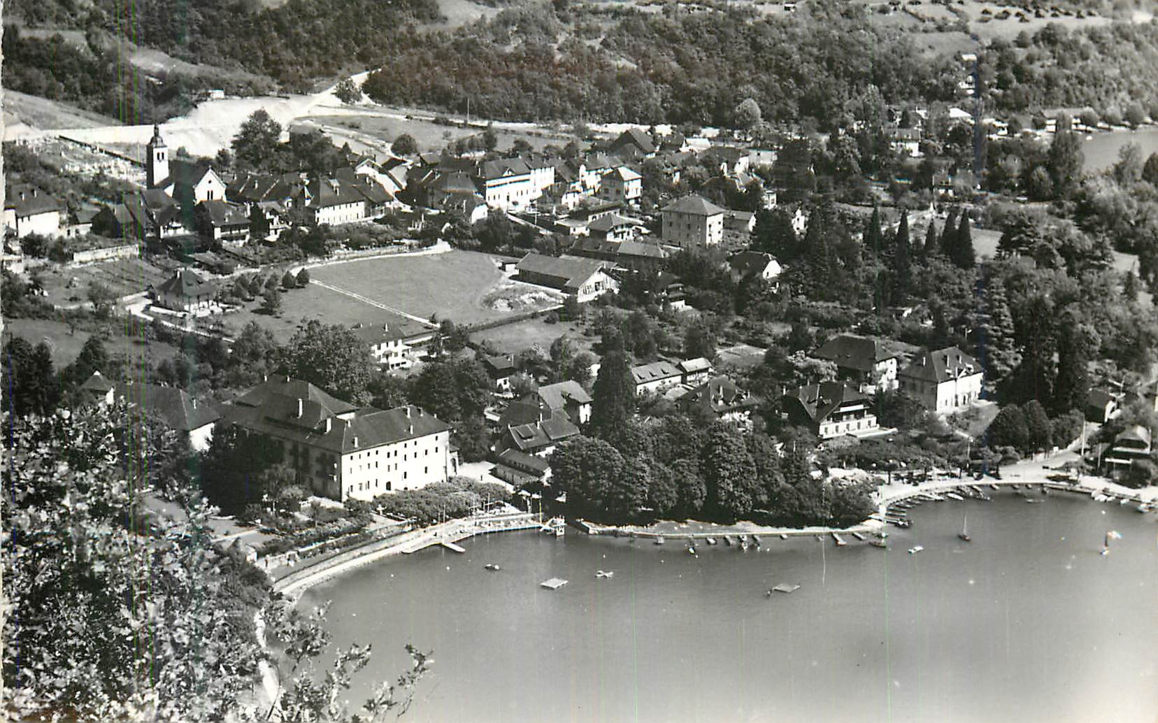 Lac d'Annecy — Vue aérienne — Été / Hiver — Édition Talloires, n° 100