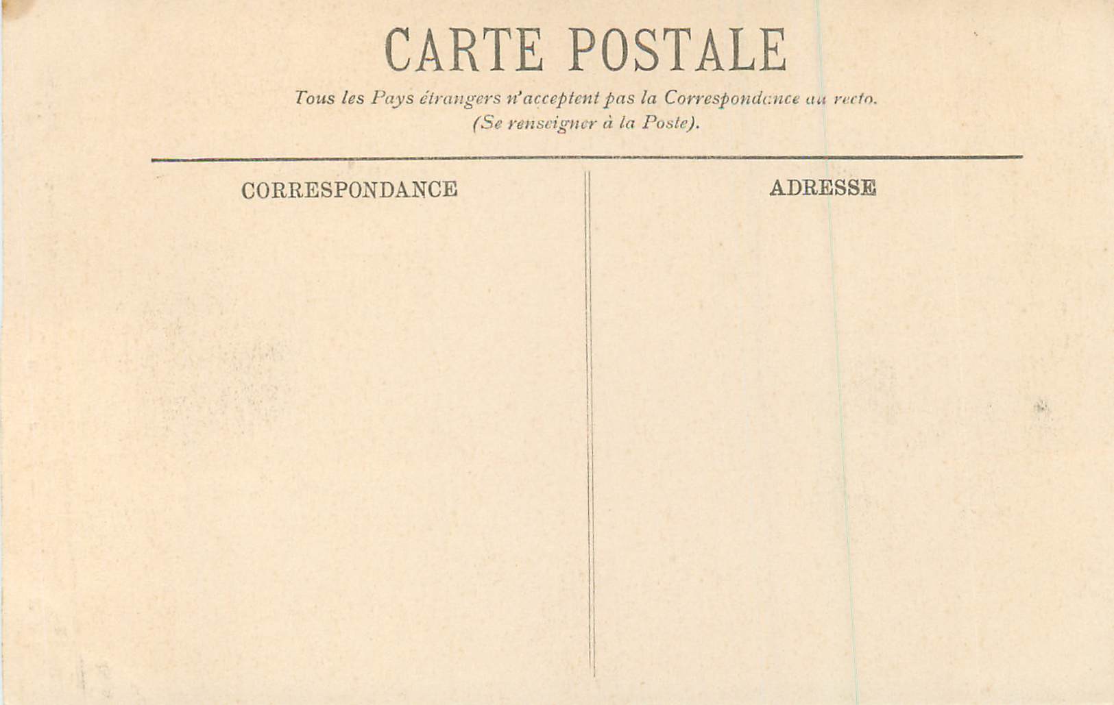 CPA Amboise Portail de la Chapelle du Chateau — Rückseite