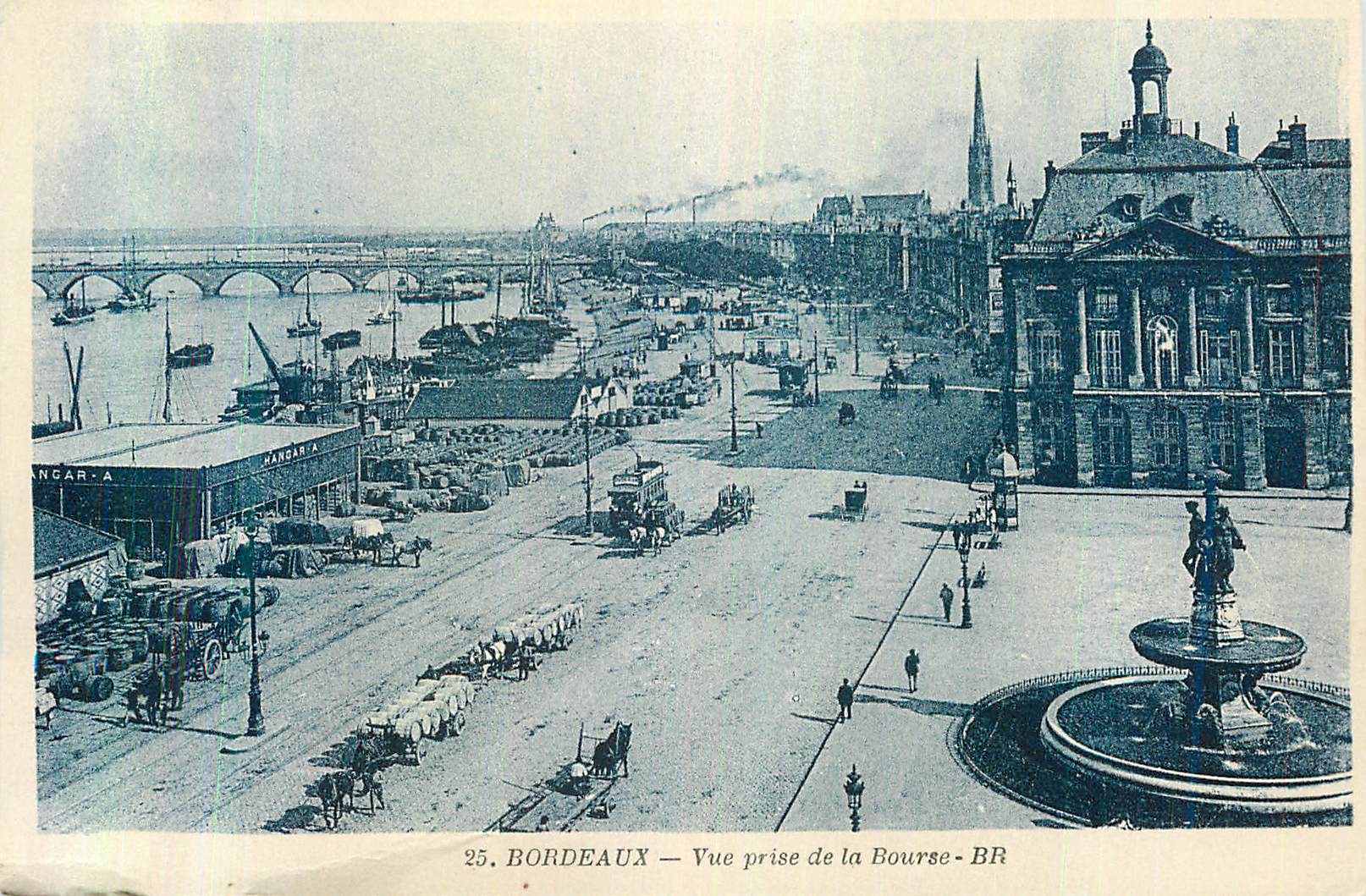 CPA Bordeaux Vue prise du Bourse