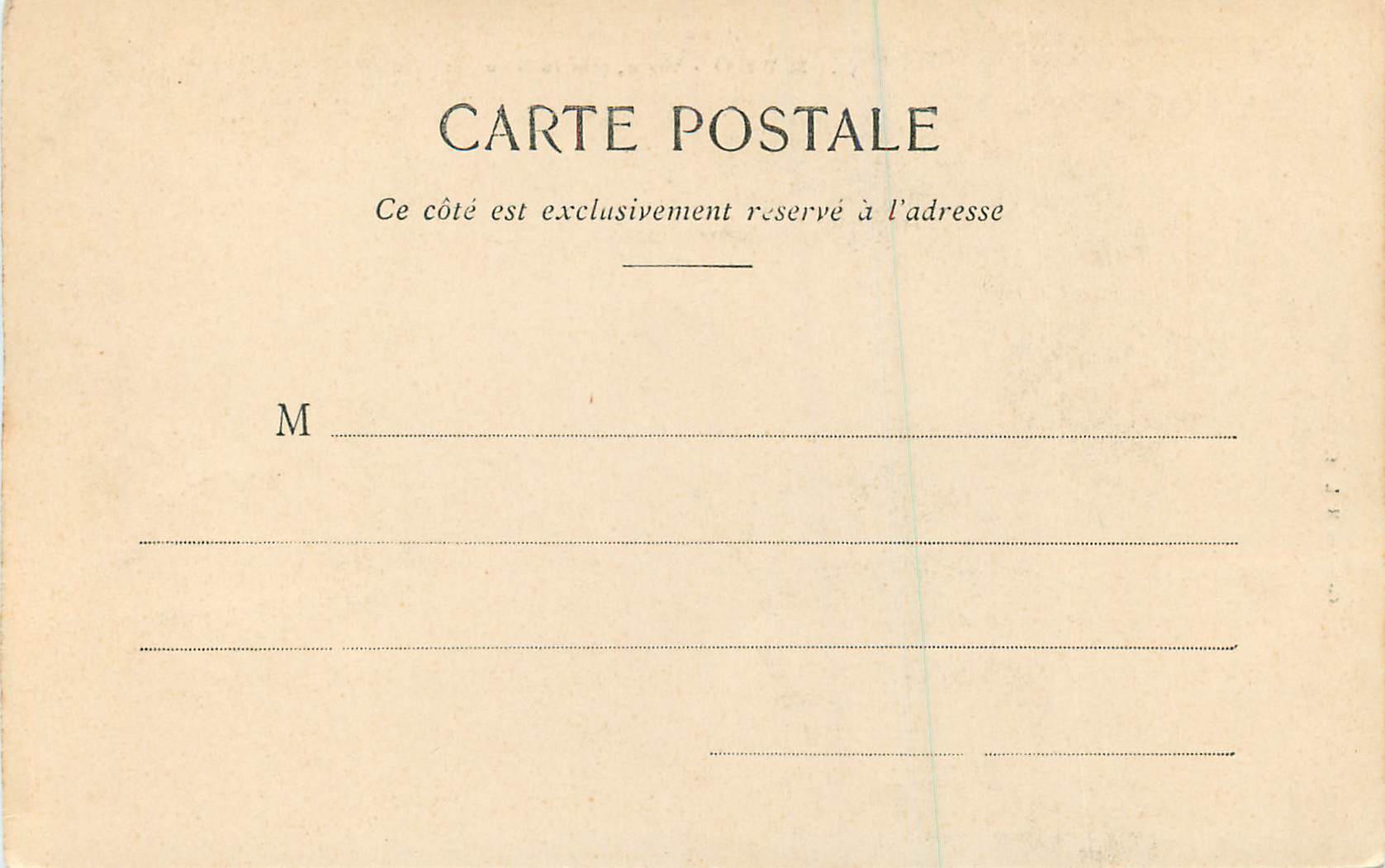 St-Malo - Vague près du Môle — Côte d'Embraude, série 50, éditeur H. L. M. — Achterkant
