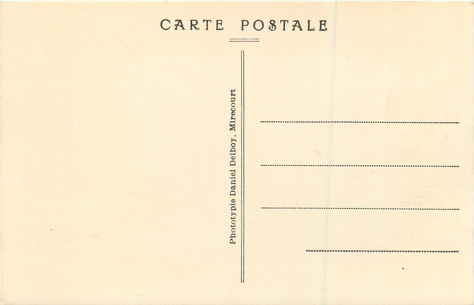 CPA Dijon  La Bourse du Commerce et L'Eglise Saint Michel — Rückseite
