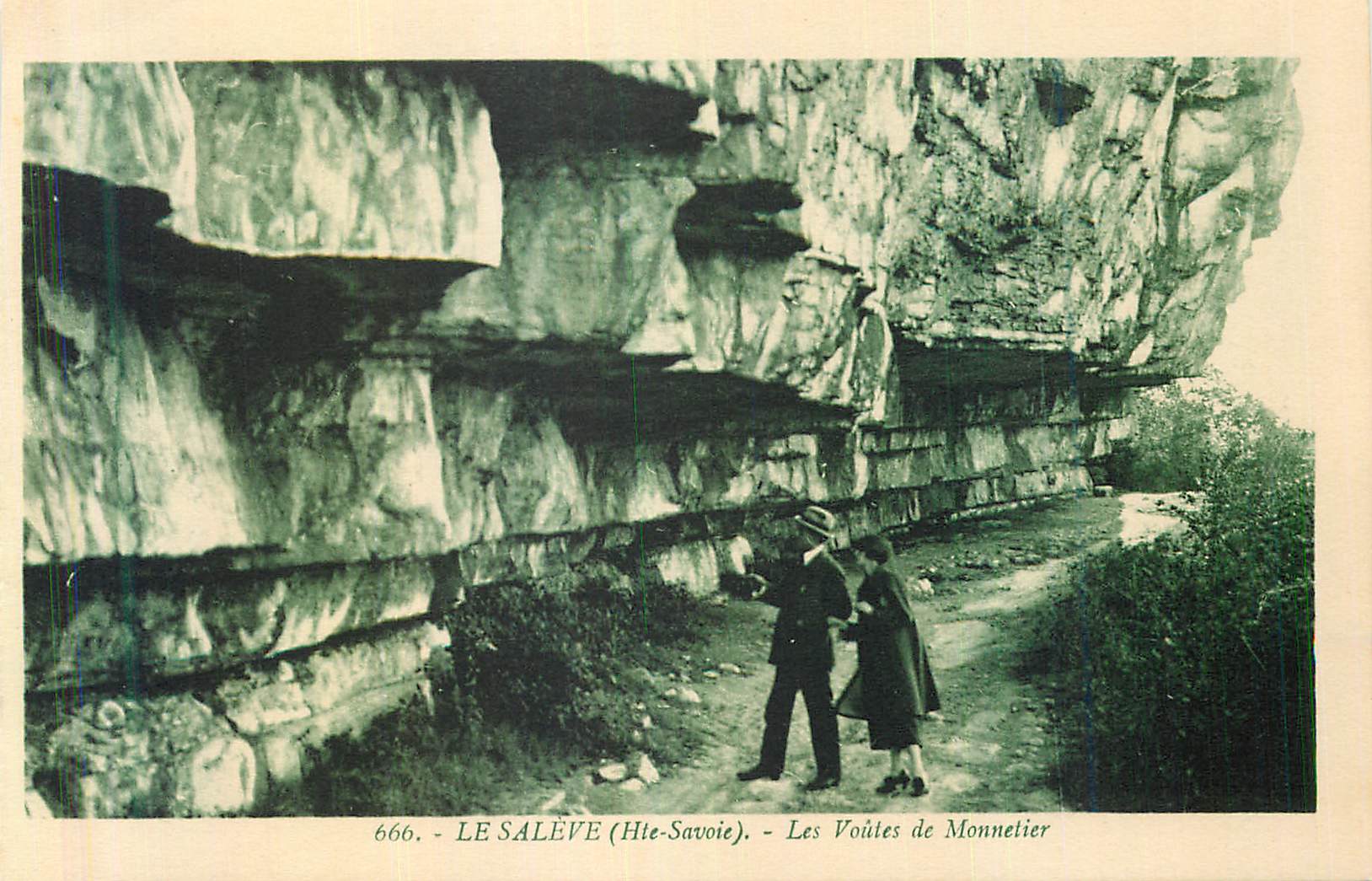 Les Voûtes de Monnetier — Le Salève (Haute-Savoie) — L. Fauraz, édit, à Annemasse