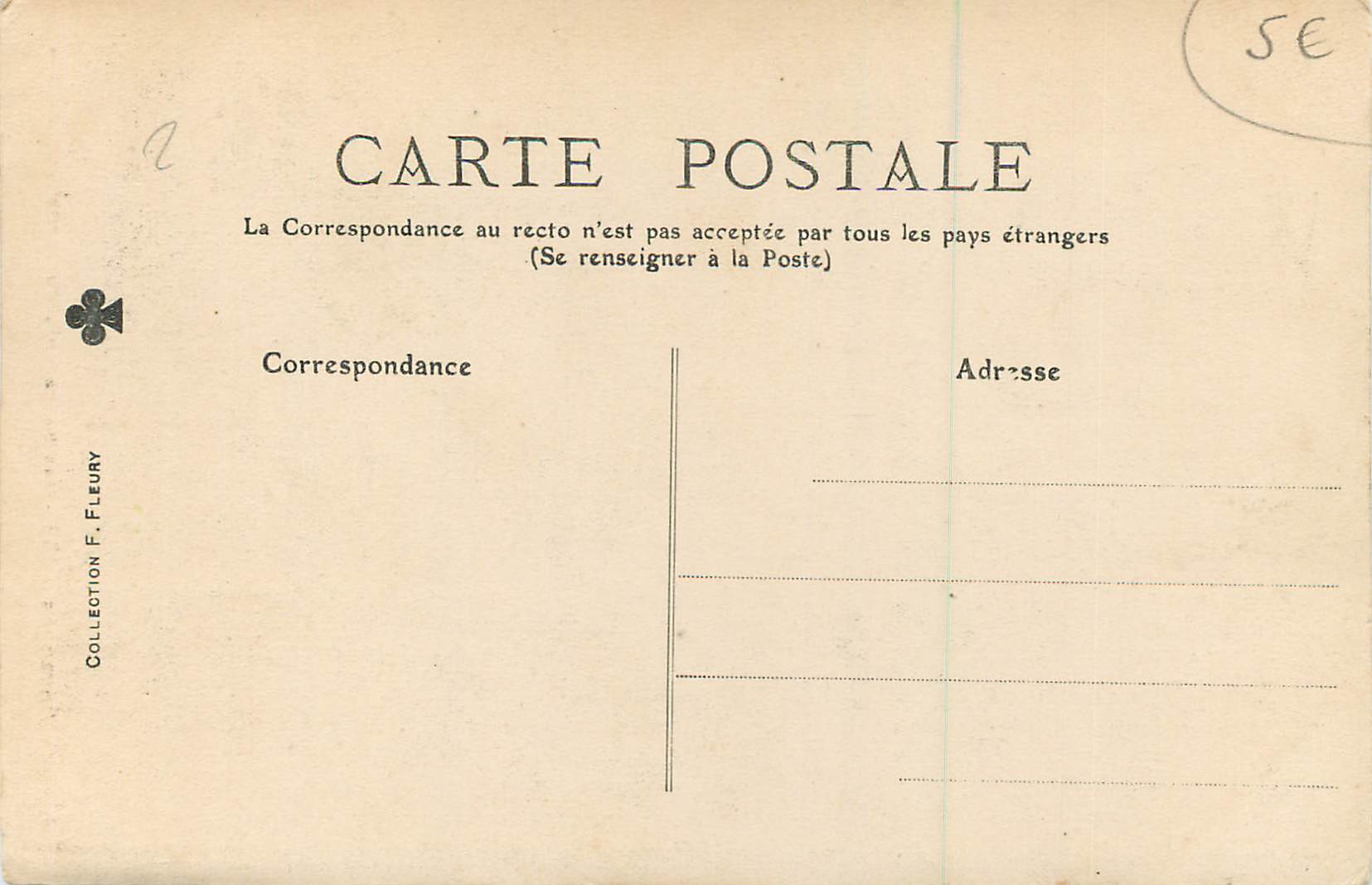 Bois de Vincennes — 158 — Lac Daumesnil, Vue artistique d'Hiver — L. Daumesnil — Verso
