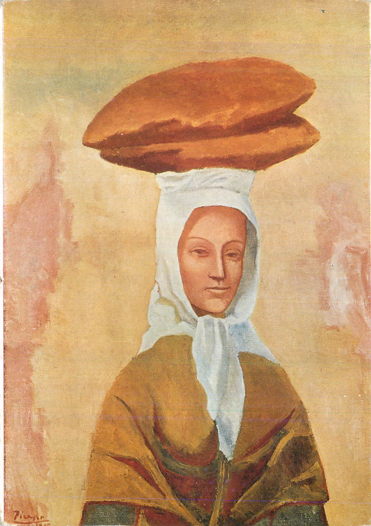 CPM Pablo Picasso (1881) La Porteuse de Pain