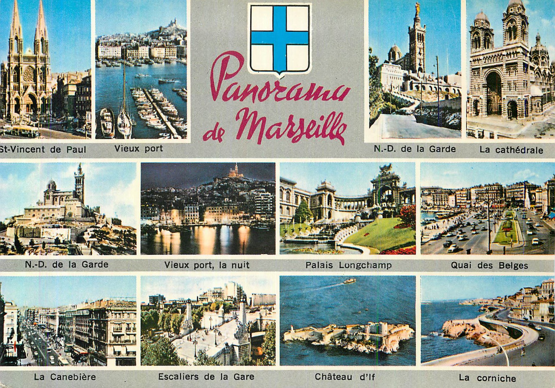 CPM Panorama de Marseille