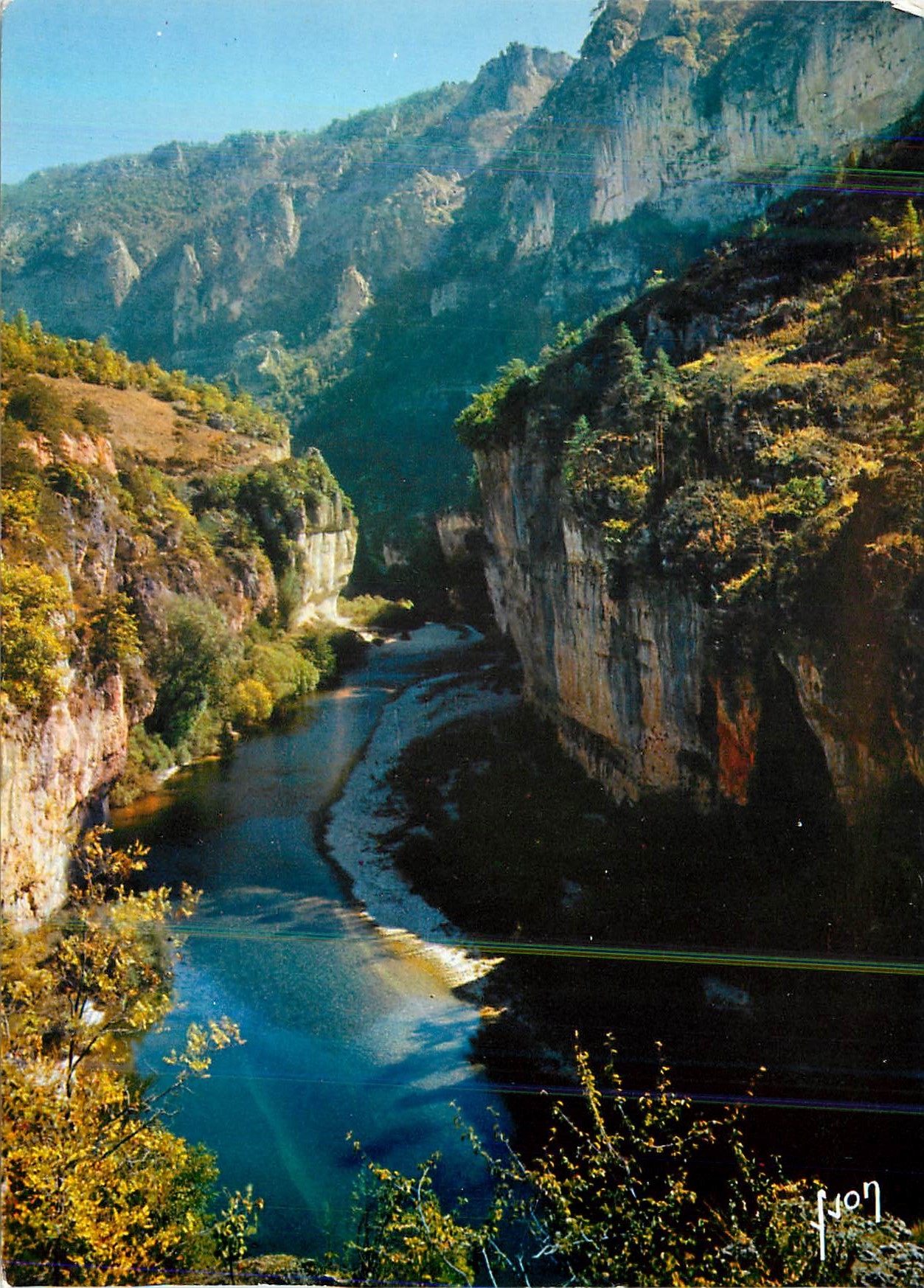 Gorges du Tarn (Lozère) — Le Tarn aux Détroits — Éditions d'Art YVON