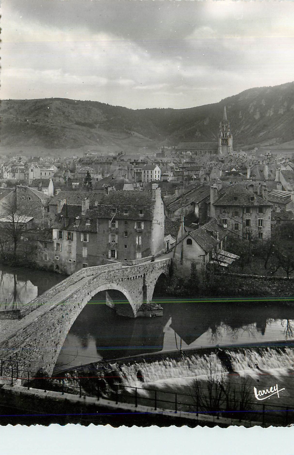 CPM Mende (Lozere) le Pont ND (XVIe s) et la Ville
