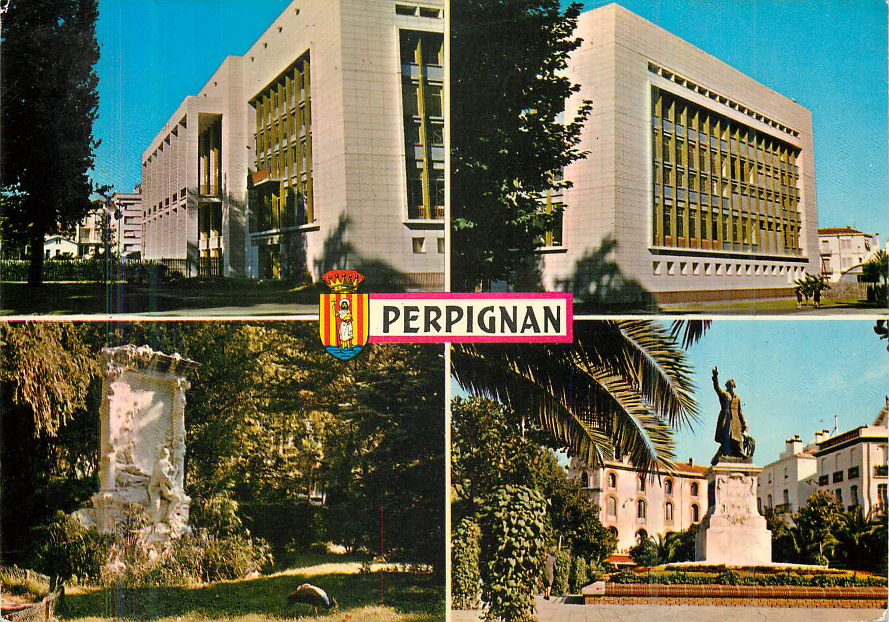 CPM Perpignan Ville d'Art et de Tourisme Lumieres et Couleur du Roussillon