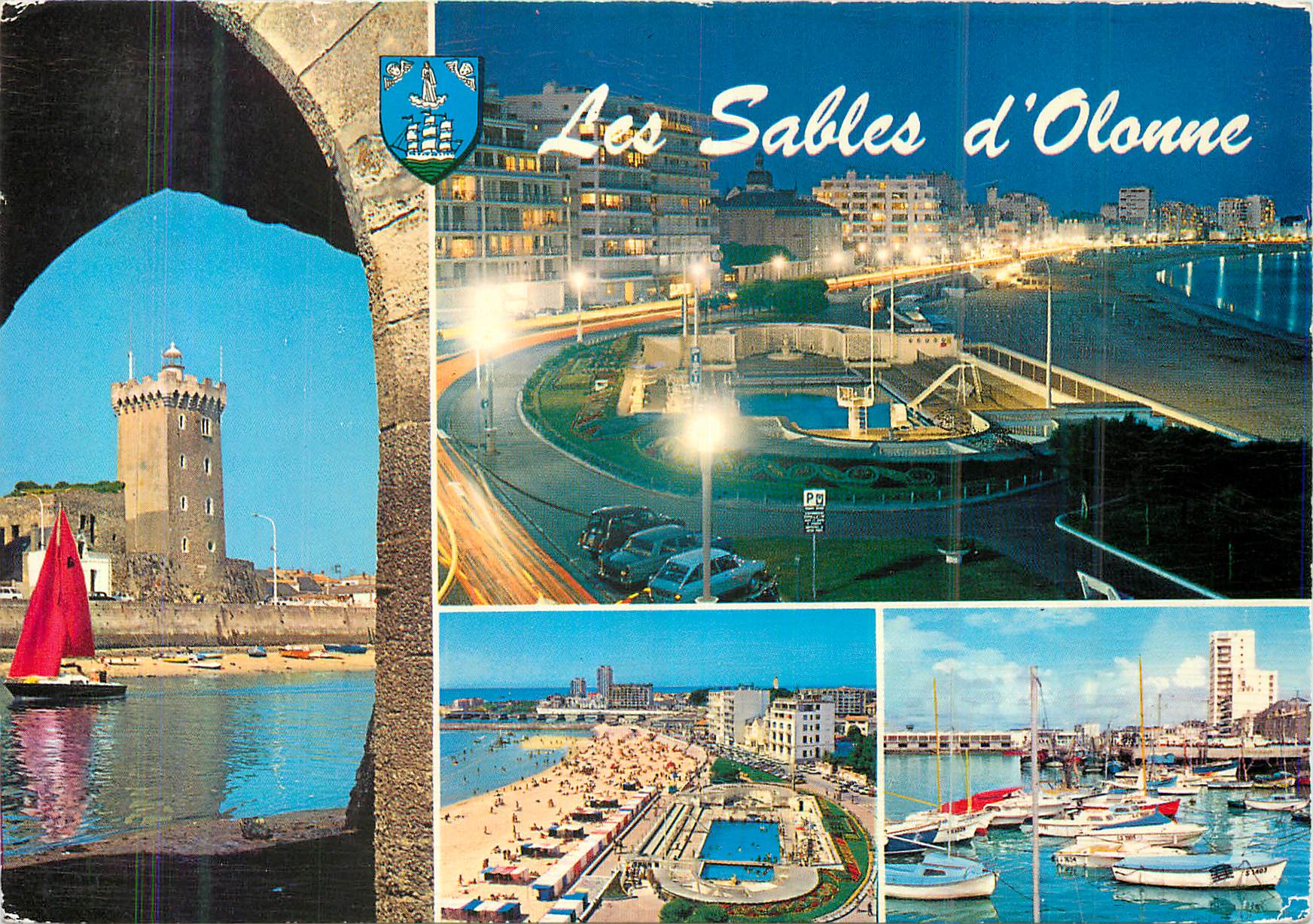 CPM Les Sables d'Olonne la Tour d'Arundel le Remblai