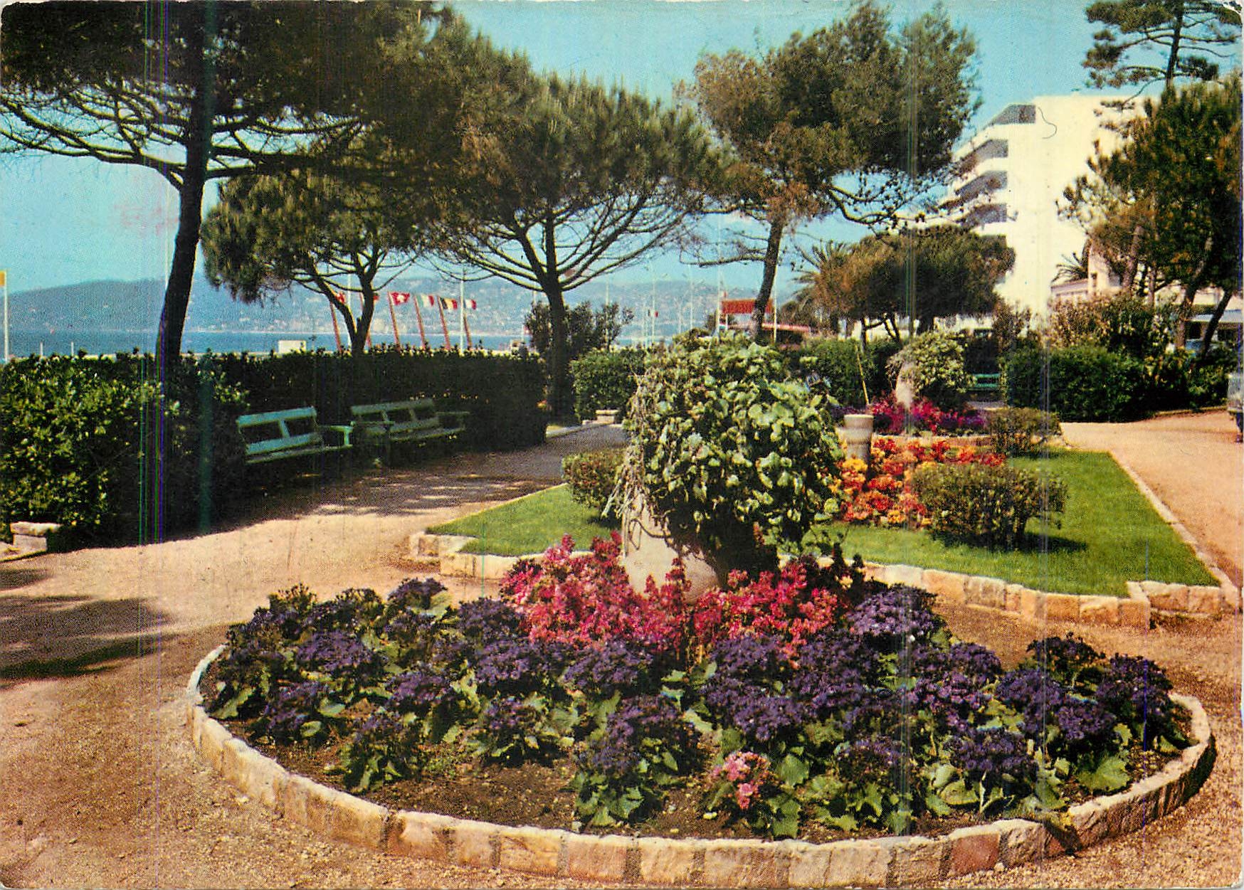CPM Juan les Pins et ses Jardins Fleuris Cote d'Azur