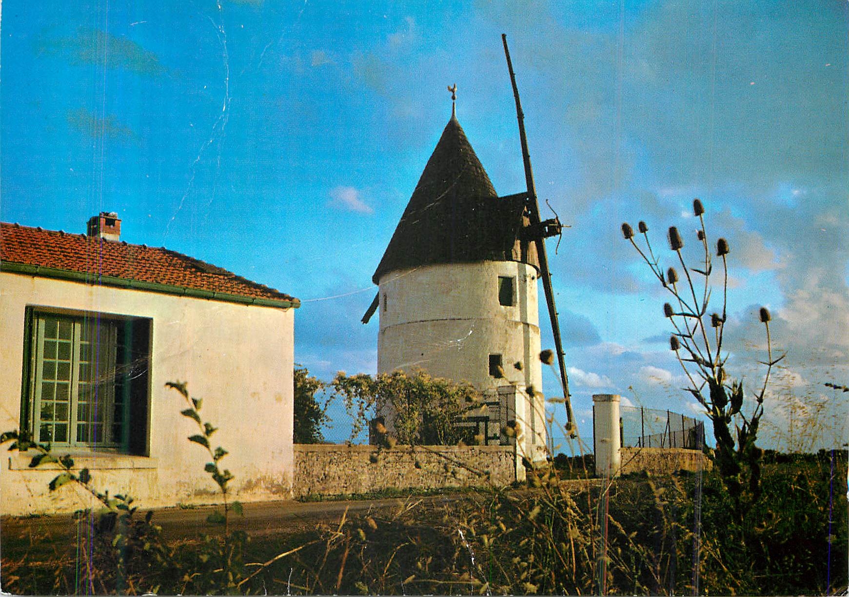 CPM Ile d'Oleron (Ch Mme) le Moulin Tic Tac de la Bree Cote de Lumiere