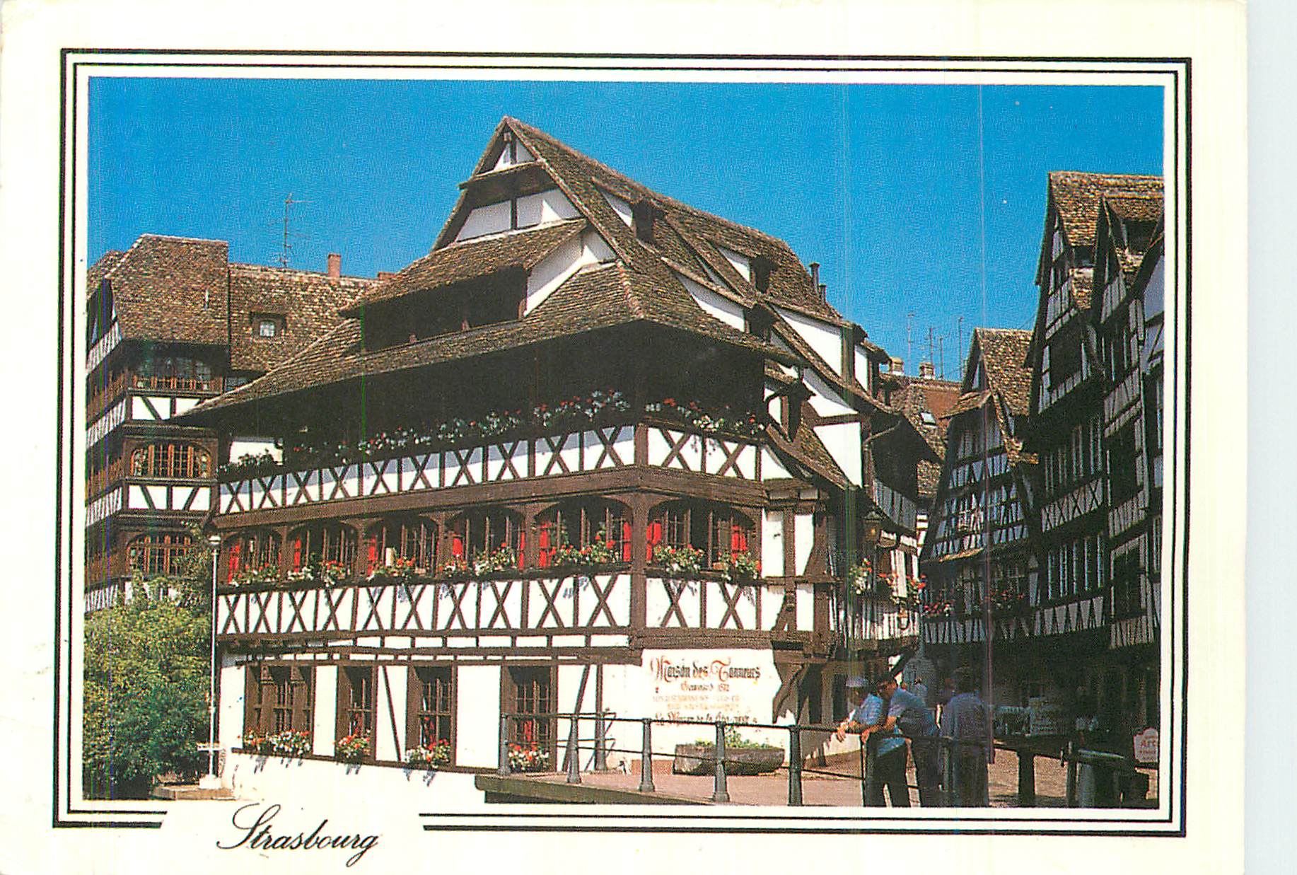 CPM Strasbourg Alsace Maisons des XVIe et XVIIe Siecles Rue du Bain aux Plantes
