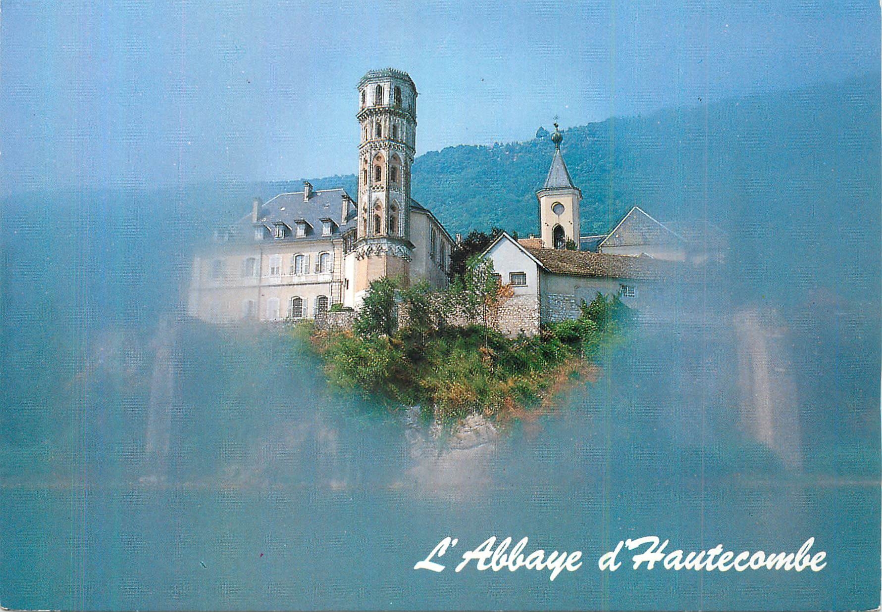 CPA Aix les Bains Savoie L'Abbaye d'Hautecombe sur a Rive du Lac du Bourget