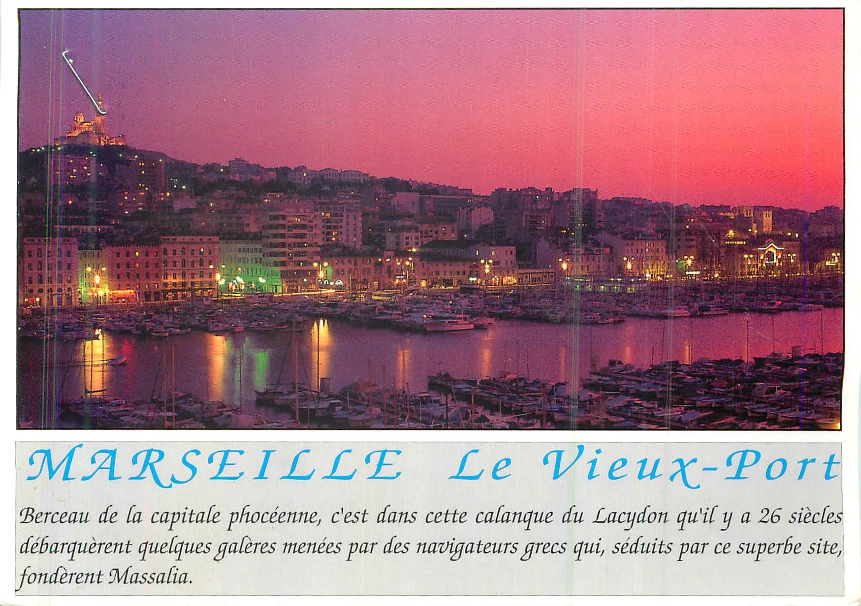 CPA Marseille (Bouche du Rhone) Le Vieux Port