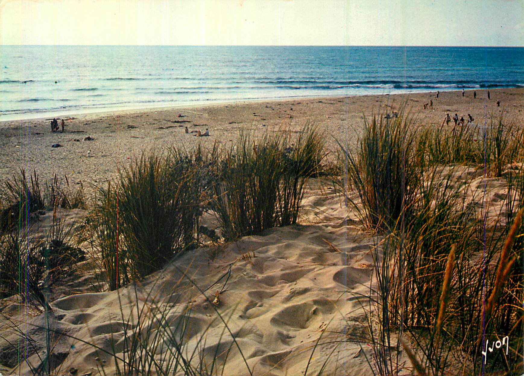 CPA Couleurs et Lumiere de France Les Dunes au Bord de L'Ocean