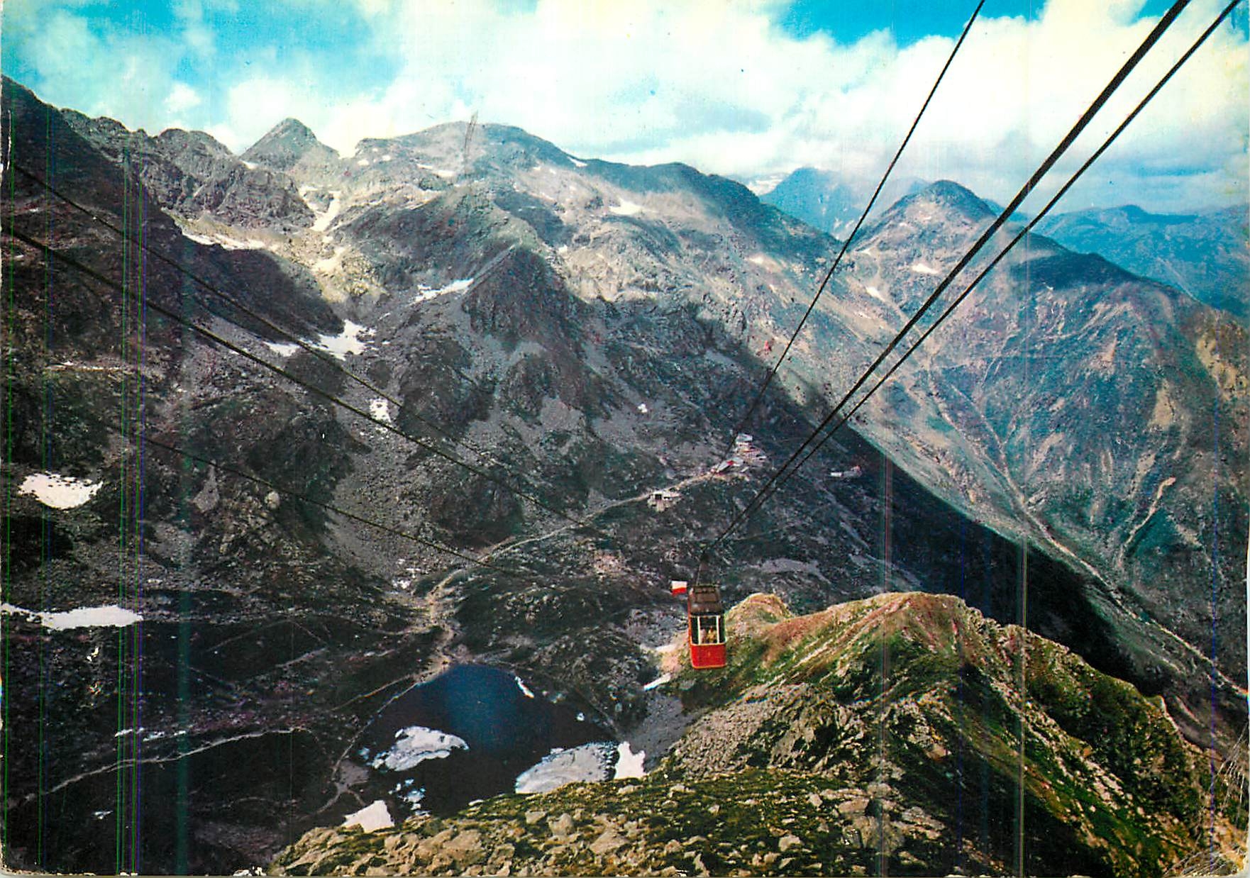 CPA Santuario d'Oropa m 1180 Funivia Lago Monte Mucrone