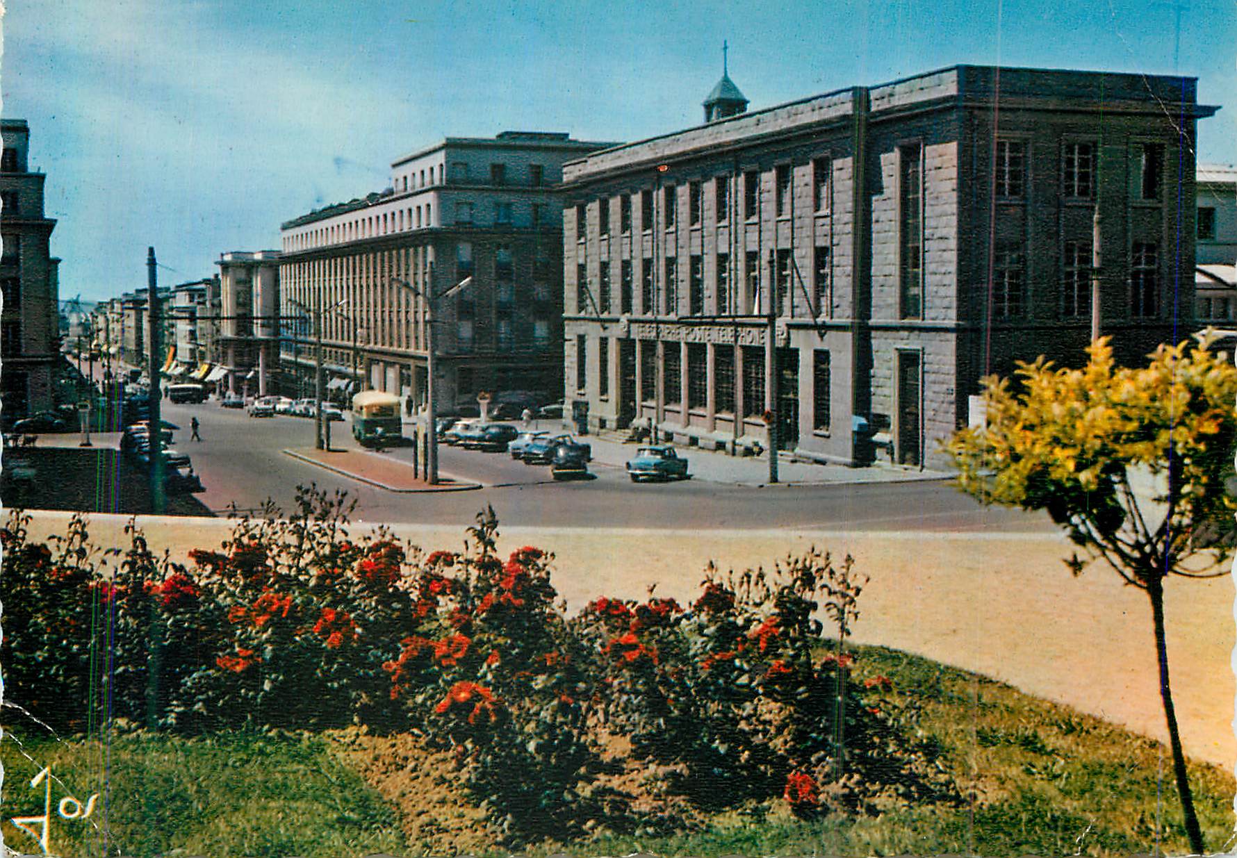 CPA Brest (Finistere) La Bretagne en Couleurs La Rue de Siam et la Poste