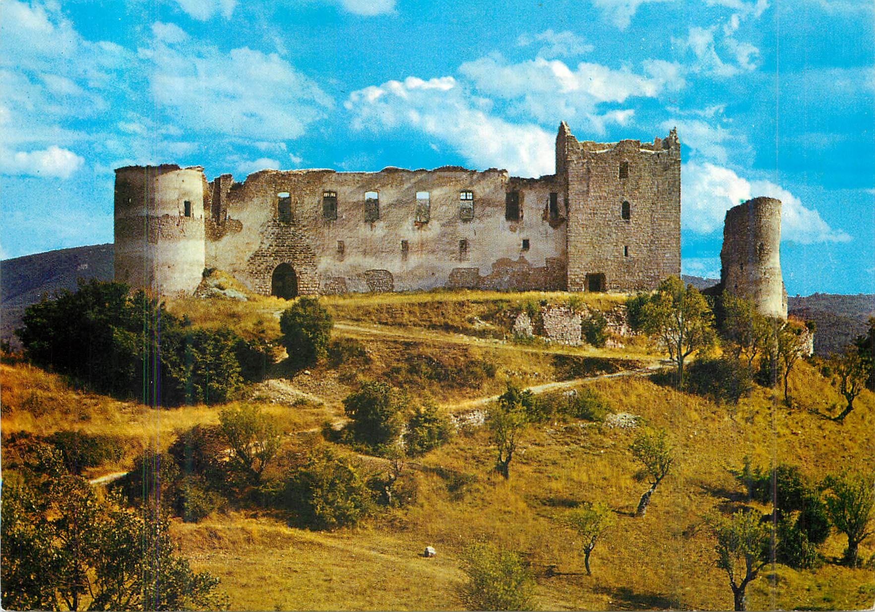 CPM Greoux le Bains Alpes de Hautes Provence Le Chateau des Templiers du 14e Siecle