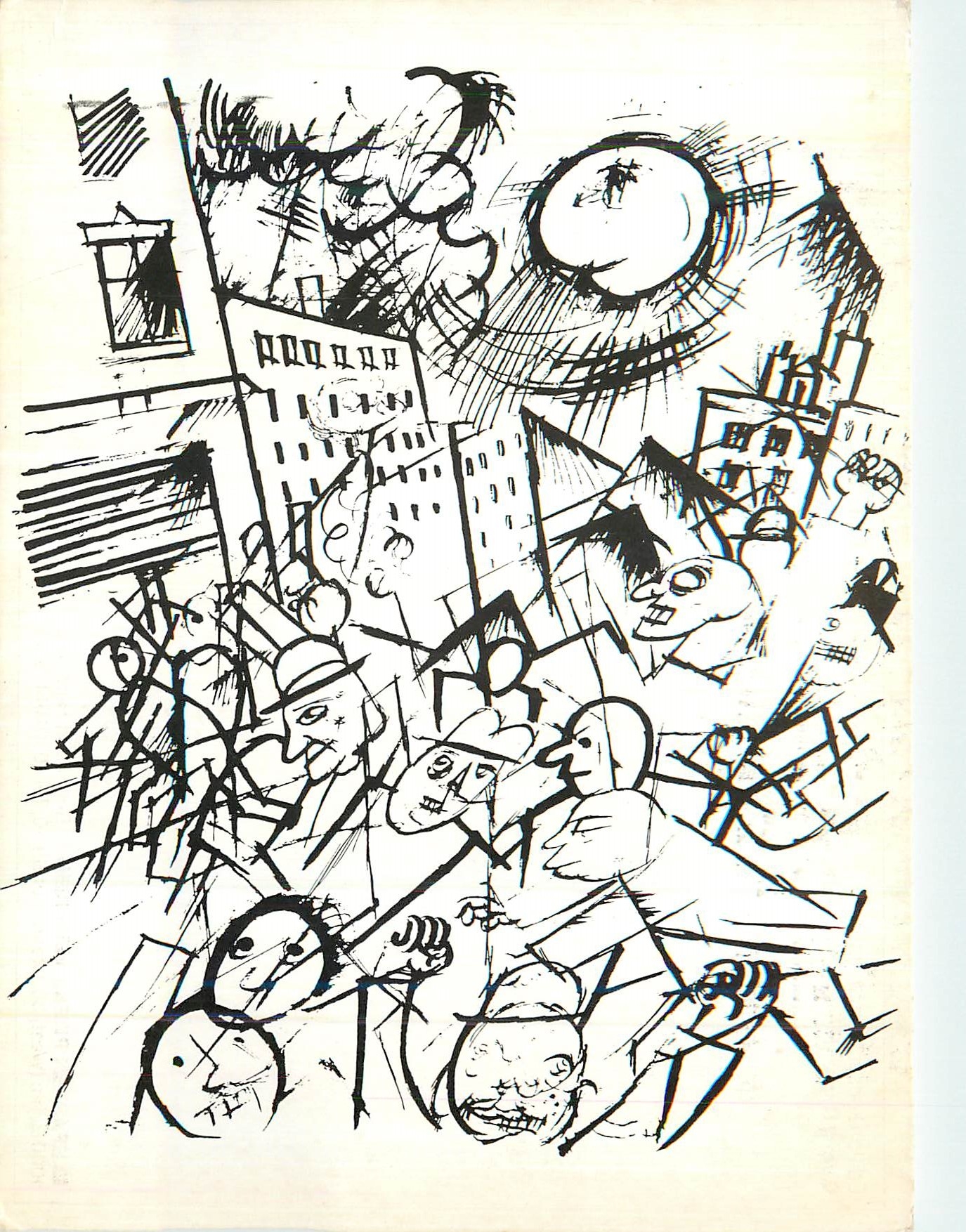 CPM Berlin und Hamburg Berlin (West) Georg Grosz Tumult 1916 (Reprint) Elefanten Press Vertrieb 