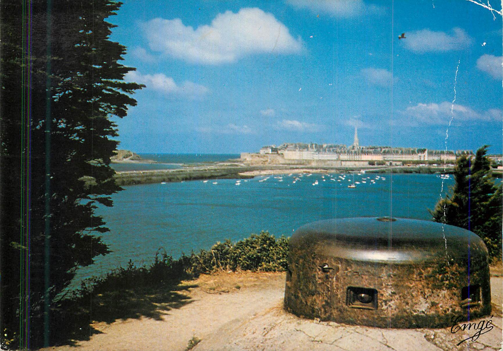 Saint-Malo — Vista de la Presqu'île d'Aleth a Saint Servan — Editor Emage