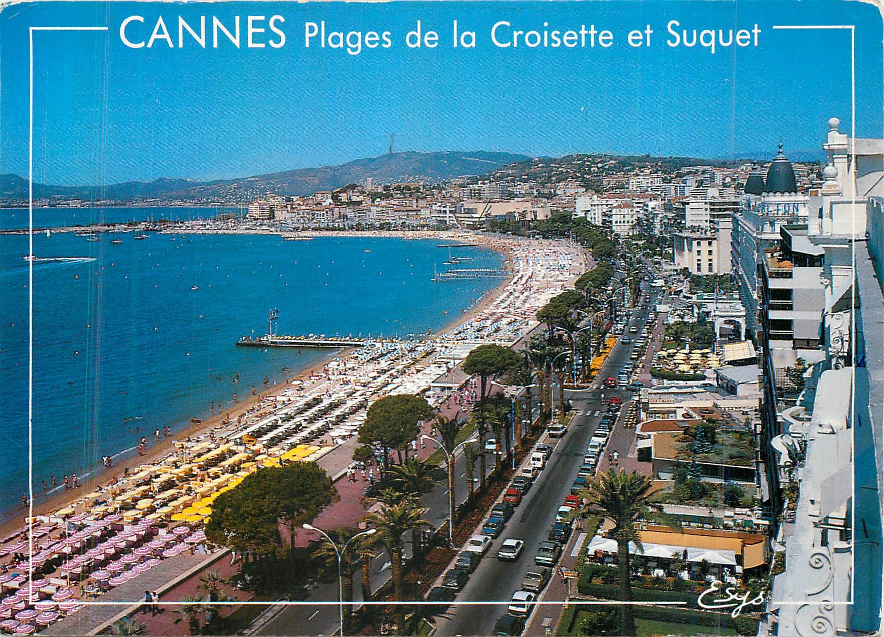 CPM Cannes (A M) La Cote d'Azur Plages de la Croisette et Suquet