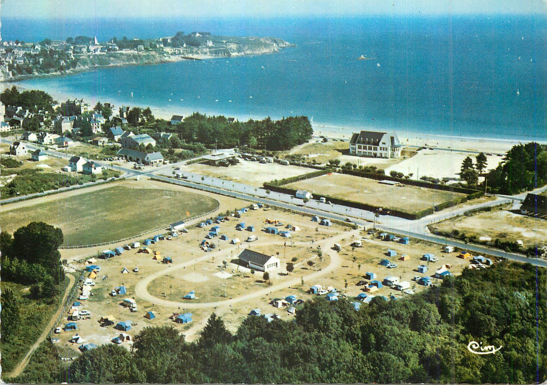 CPM Saint Cast (C du N) Vue Aerienne Camping Municipal