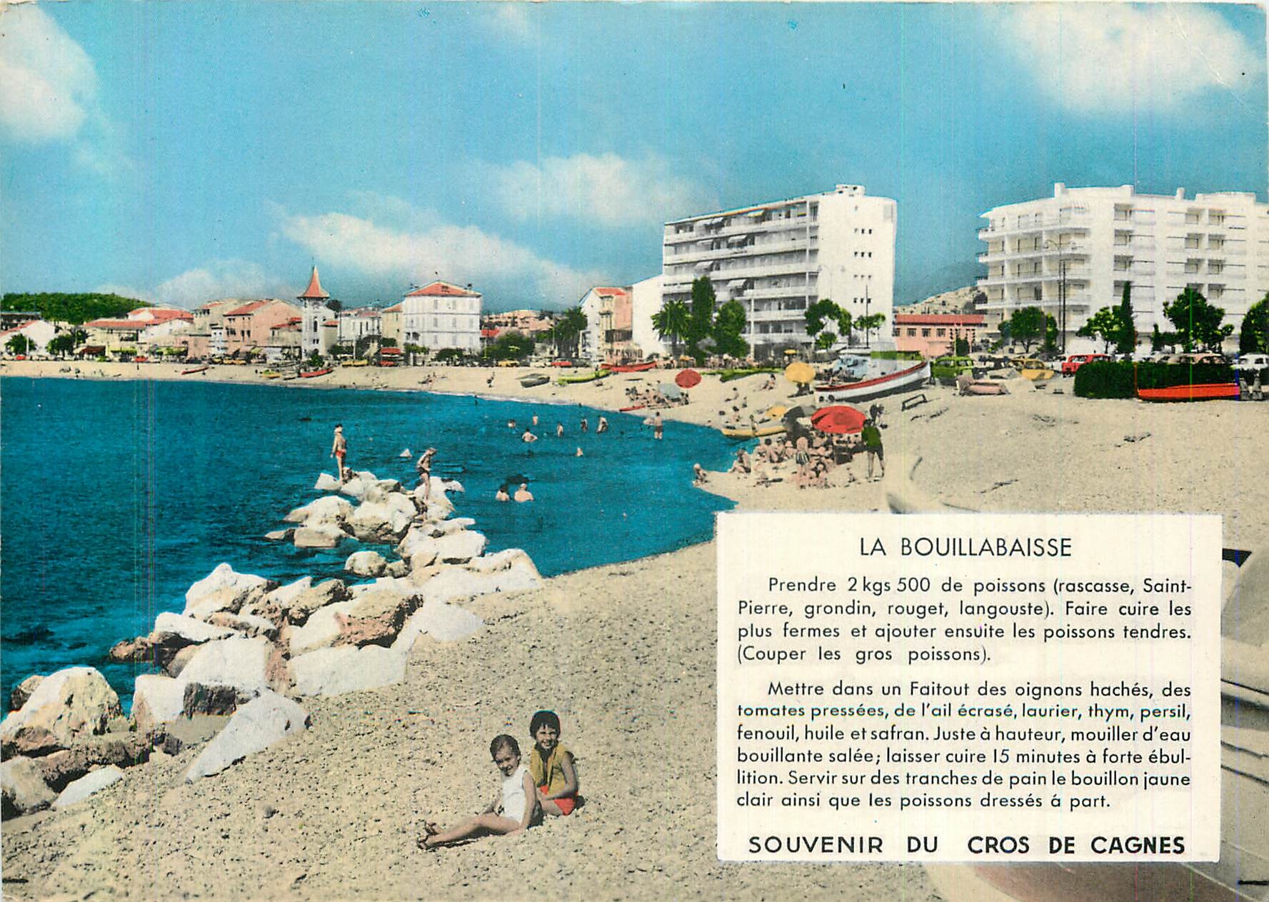 CPM la Bouillabaisse Souvenir du Cros de Cagnes