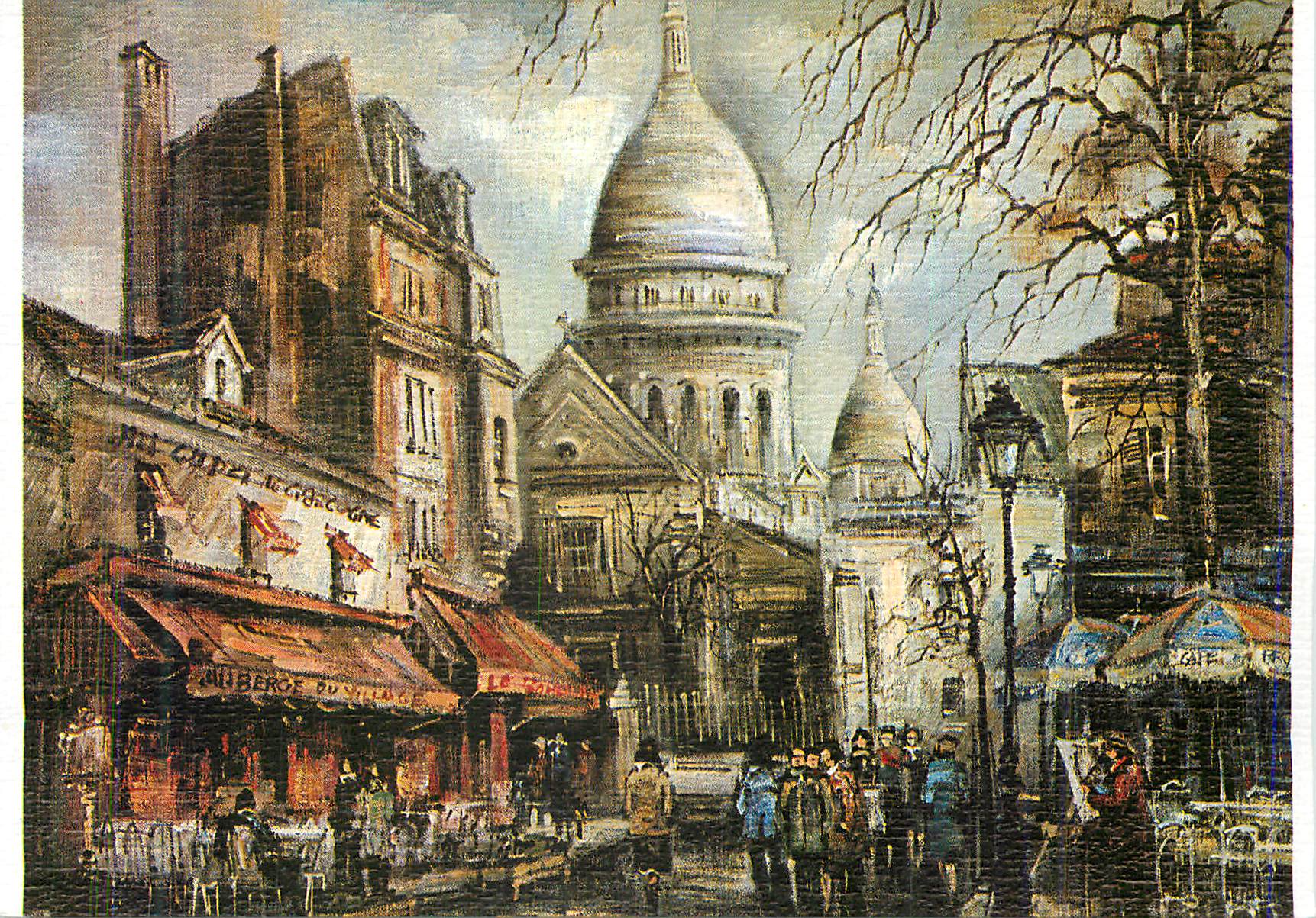 CPM Paris la Place du Tertre