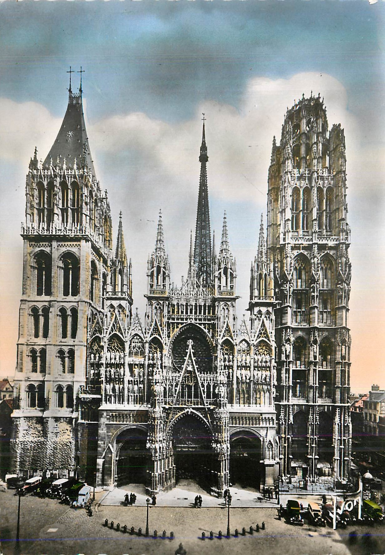 CPM Rouen (Seine Inferieure) la Cathedrale
