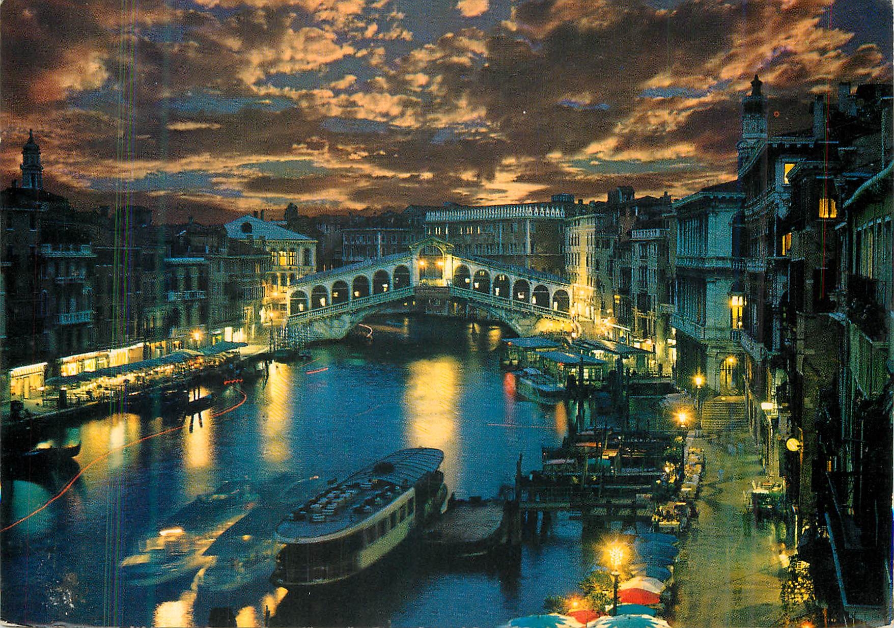 CPM Venezia Canal Grand et Pont de Rialto