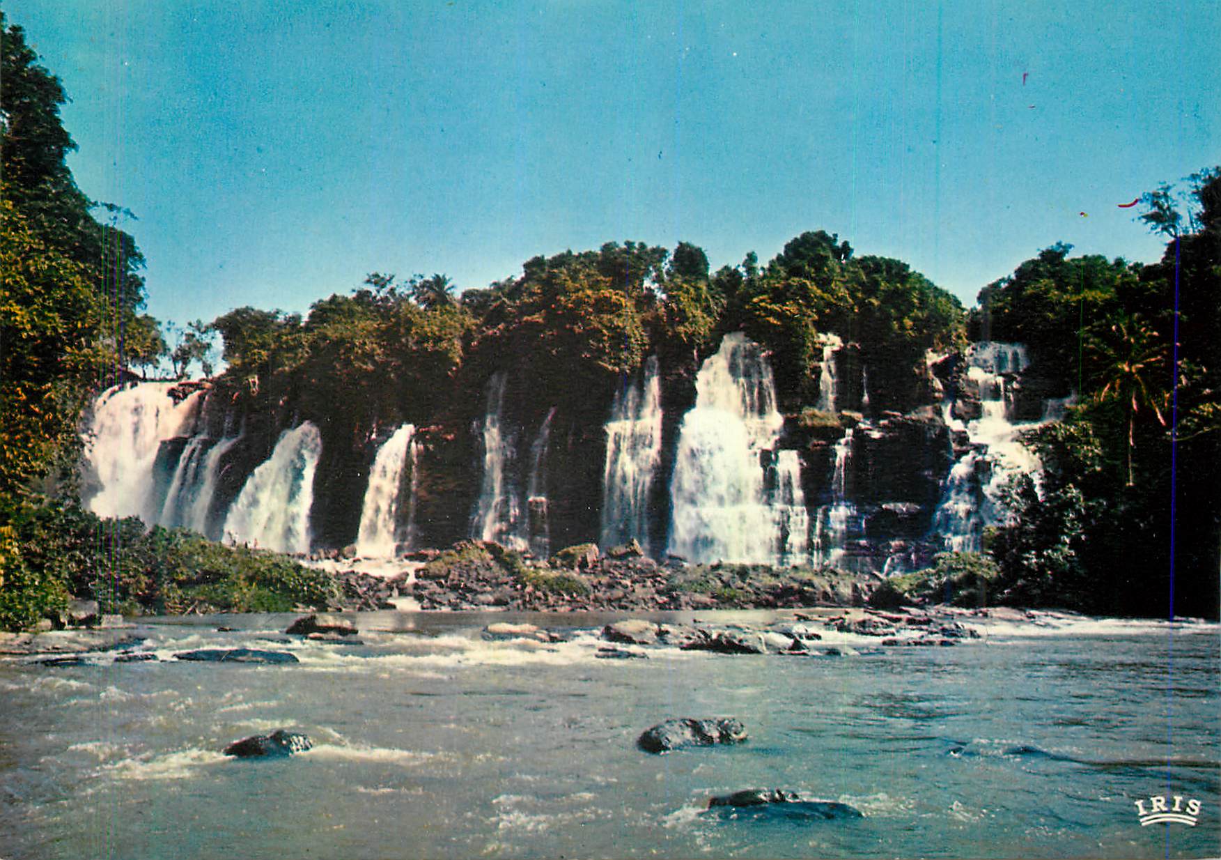 CPM Bangui Empire Centrafricain les Chutes de Bouali