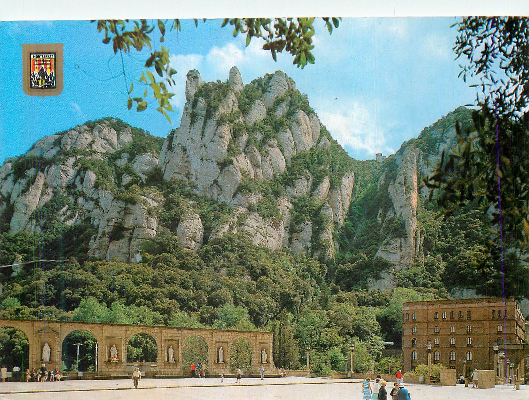 CPM Montserrat Detail des Places du Sanctuaire