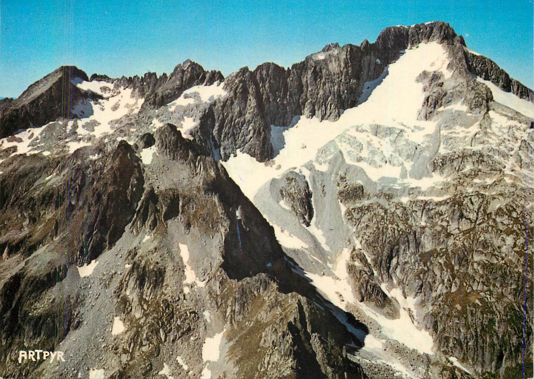 CPM les Pyrenees le Pic de Balaitous (3146m)