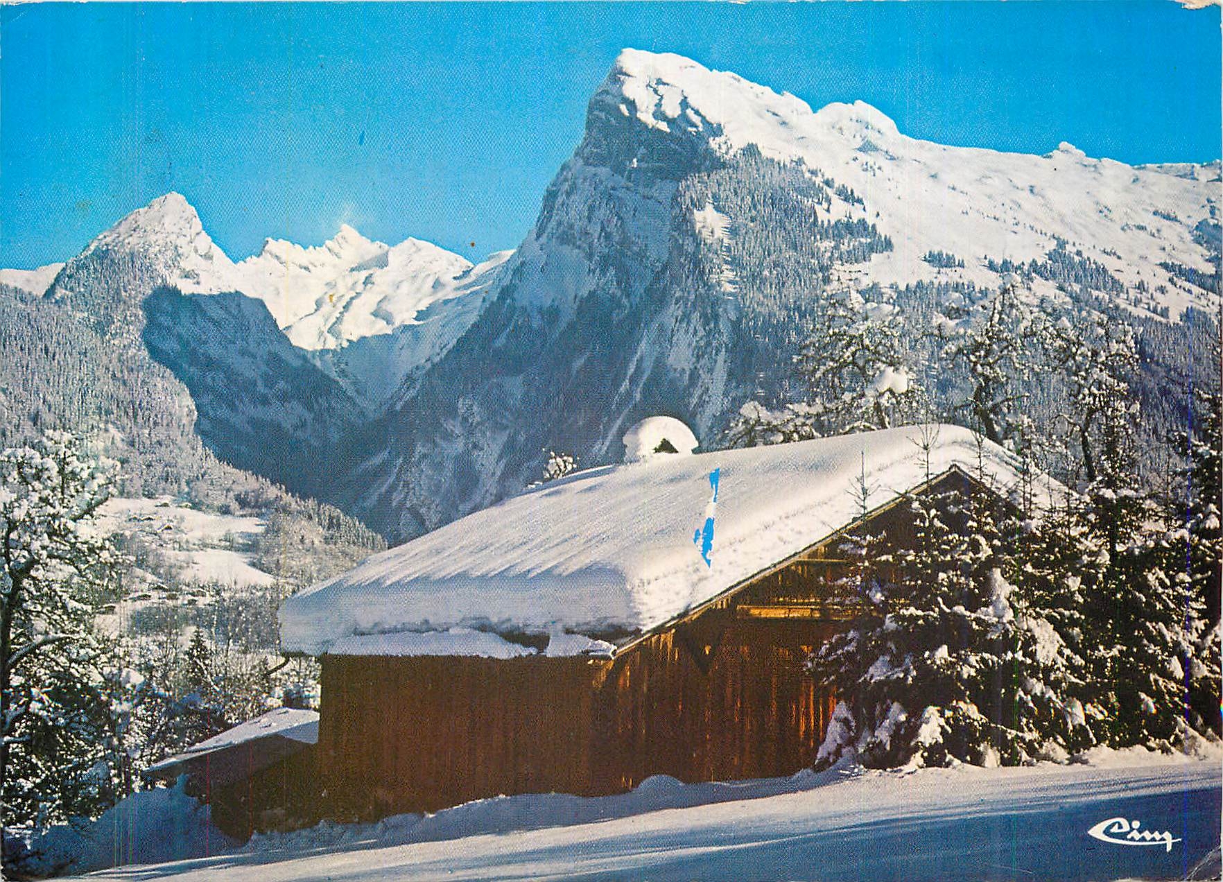 CPM Samoens (Haute Savoie) Alt 714m Echappee sur le Criou 
