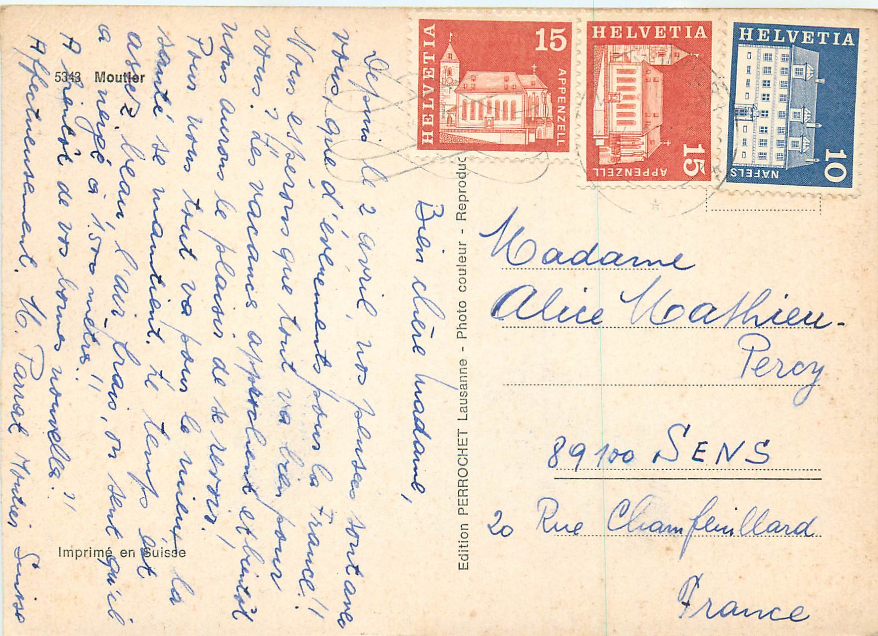 CPM Moutier — Rückseite