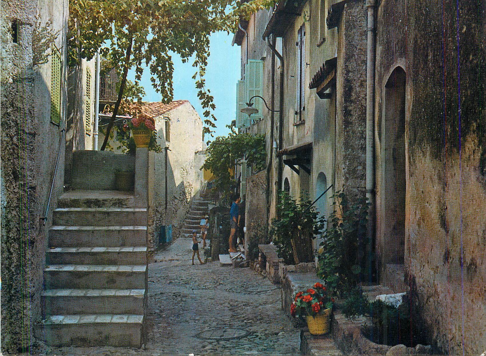 CPM Cagnes sur Mer la Cote d'Azur Rue Pittoresque du Haut de Cagnes