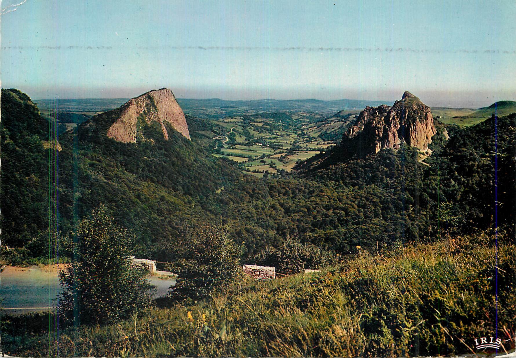 CPM Auvergne Roches Tuiliere et Sanadoire