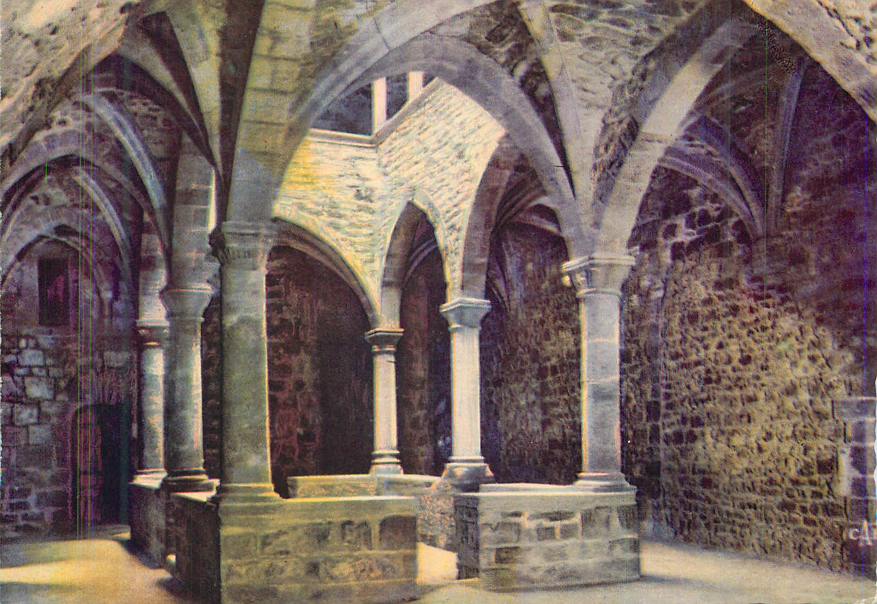 CPM Abbaye de N D de Lerins Ile Saint Honorat Cloitre Inferieur du Monostere 