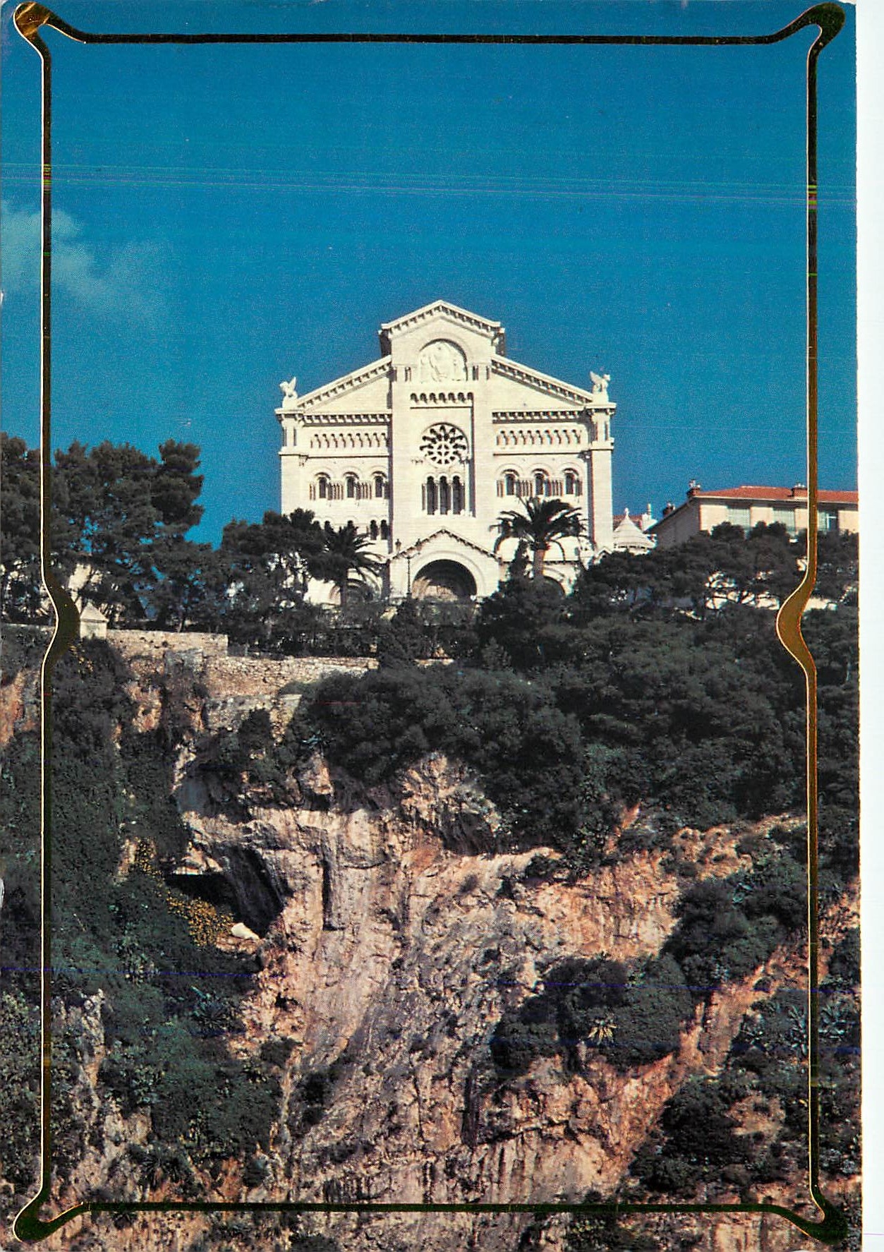 CPM Principaute de Monaco la Cathedrale vue de la Mer