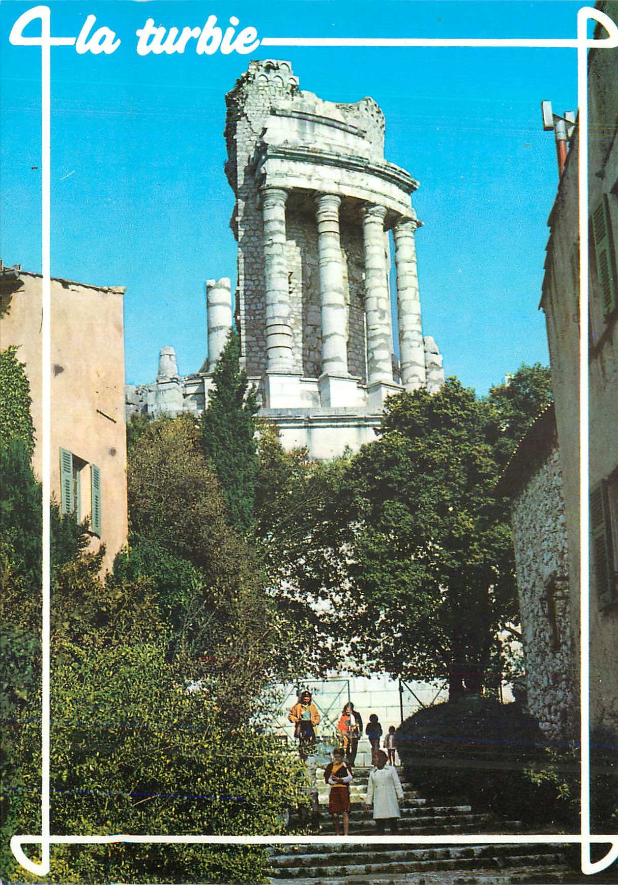 La Turbie — Ruines du Trophée des Alpes — Imprimé en Italie