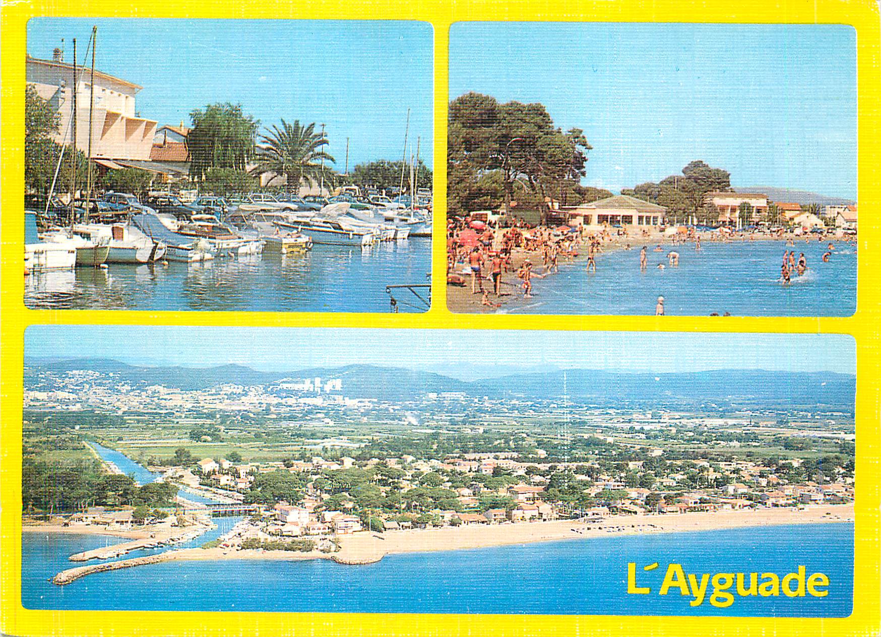 L'Ayguade — vue du port, de la plage et du paysage — Les Editions Aris