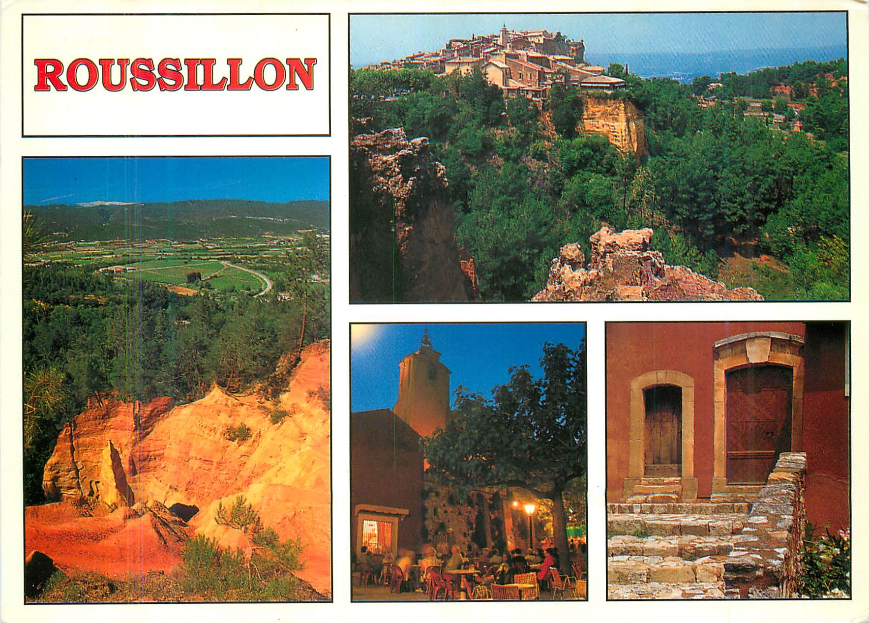 Roussillon — Paysage et village — Sté PEC Roussillon Provence