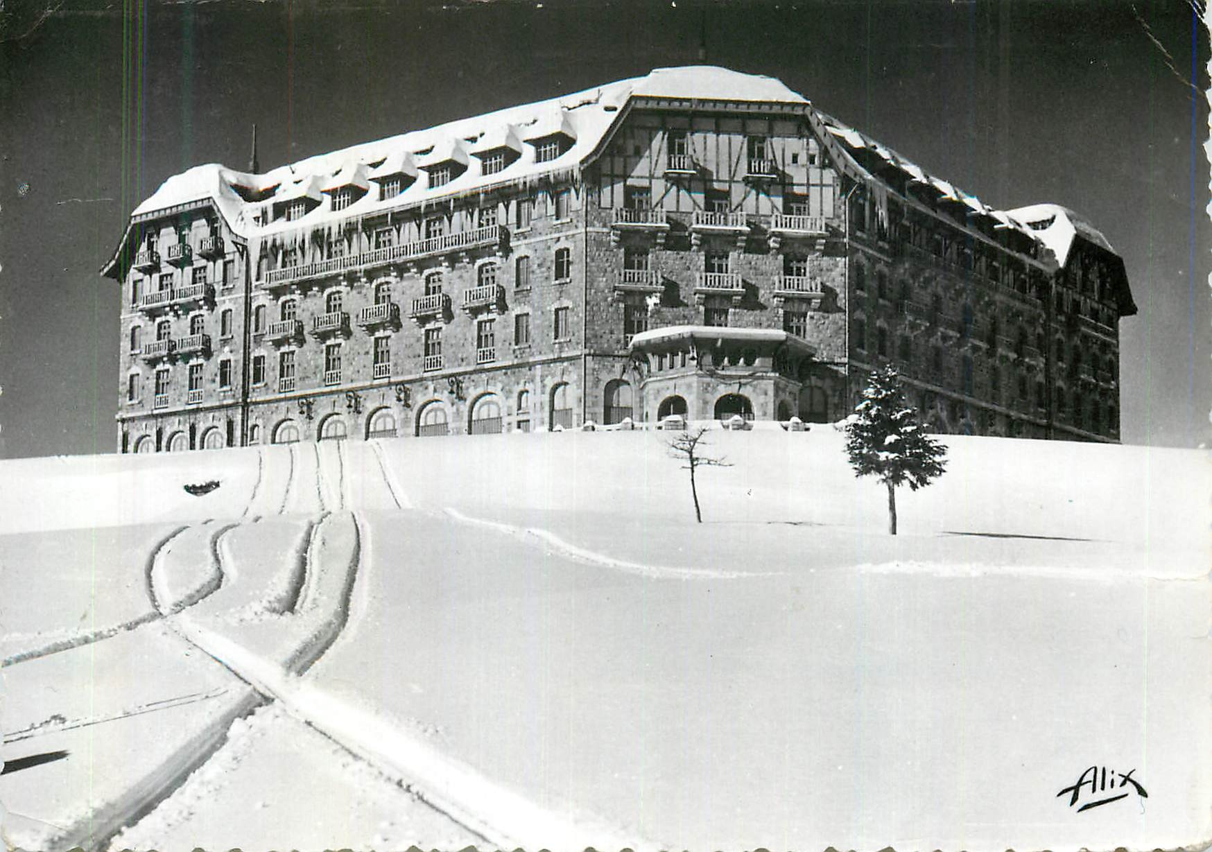Le Grand Hôtel de Superbagnères — en Hiver — Éditions Photo de Bromure, N° 2.077