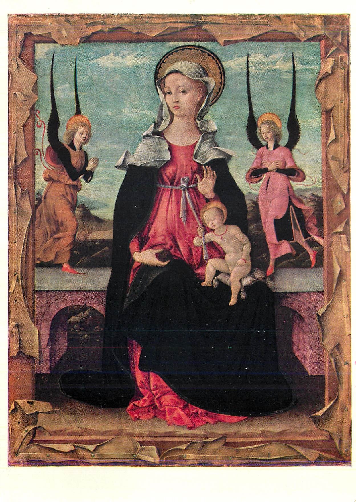 CPM National Gallery of Scotland Ferraresse Scool Madonna and Child