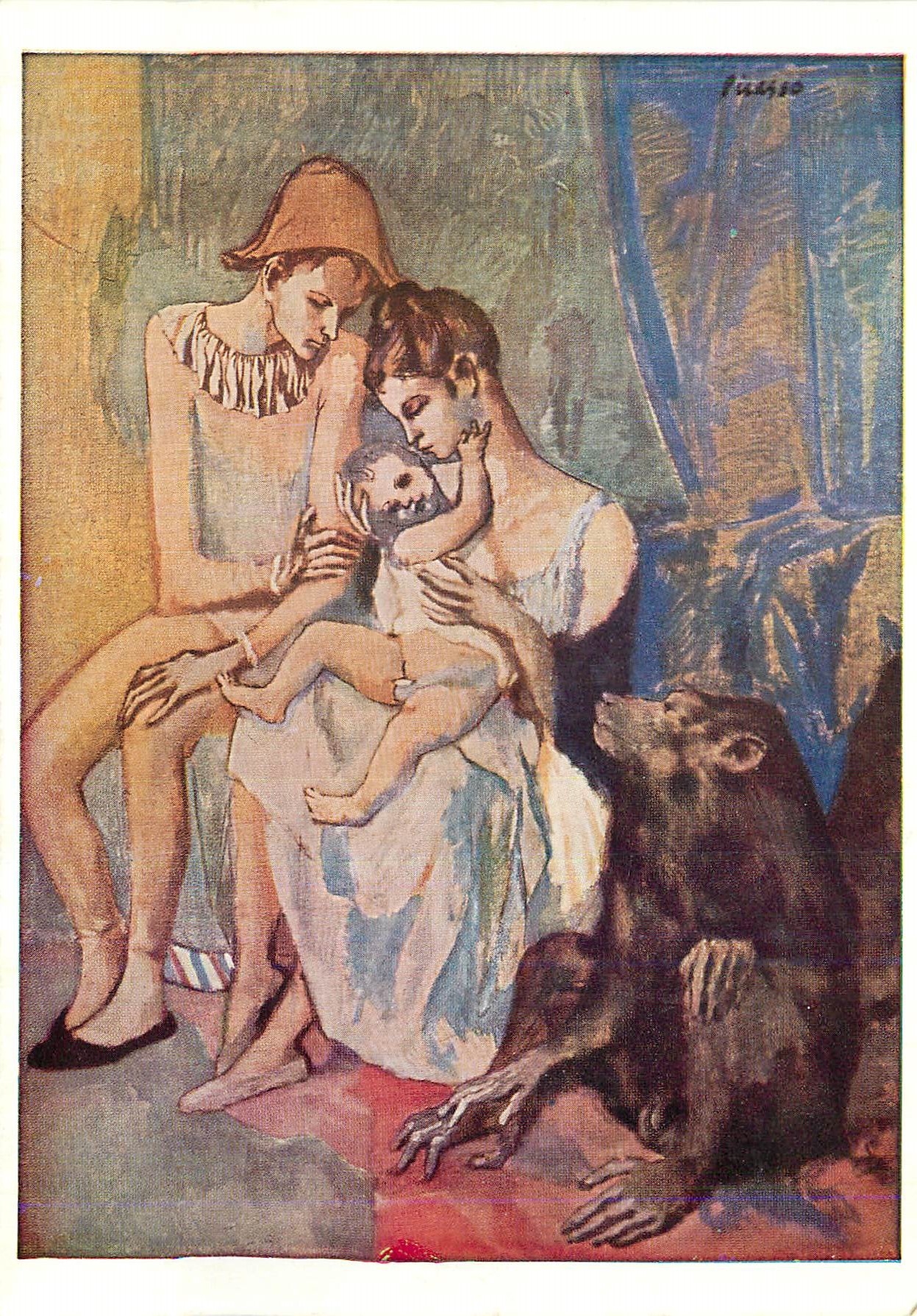 CPM Pablo Picasso (1881) The Acrobat's Family 1905