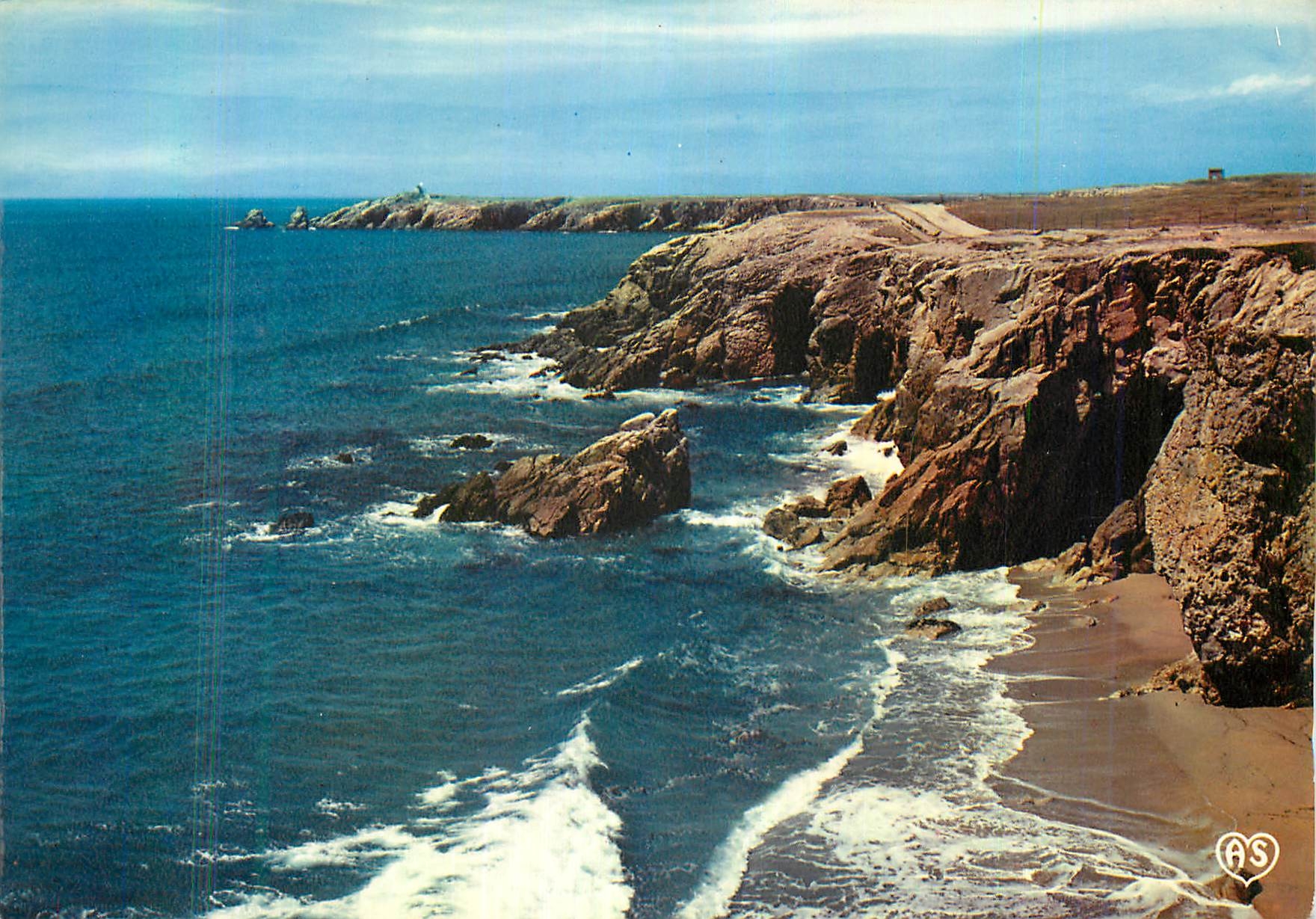 Côte sauvage - La Pointe de Percho — La Bretagne Touristique, éditeur ARTAUD Prêtres, Nantes